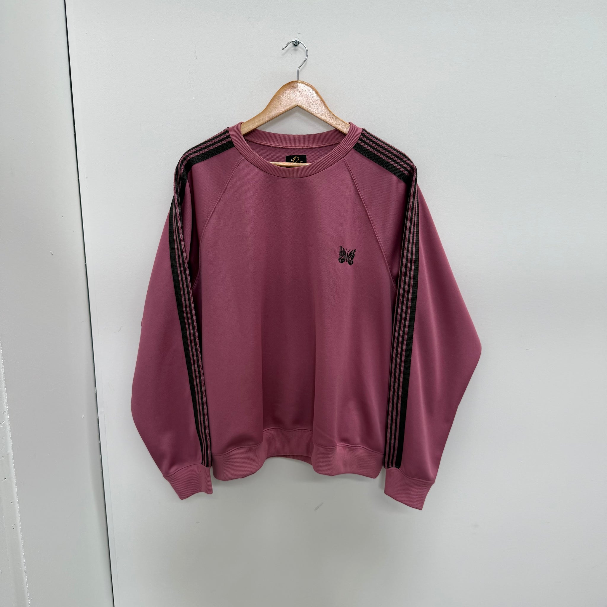 Needles Pink Logo Crewneck (Size M)