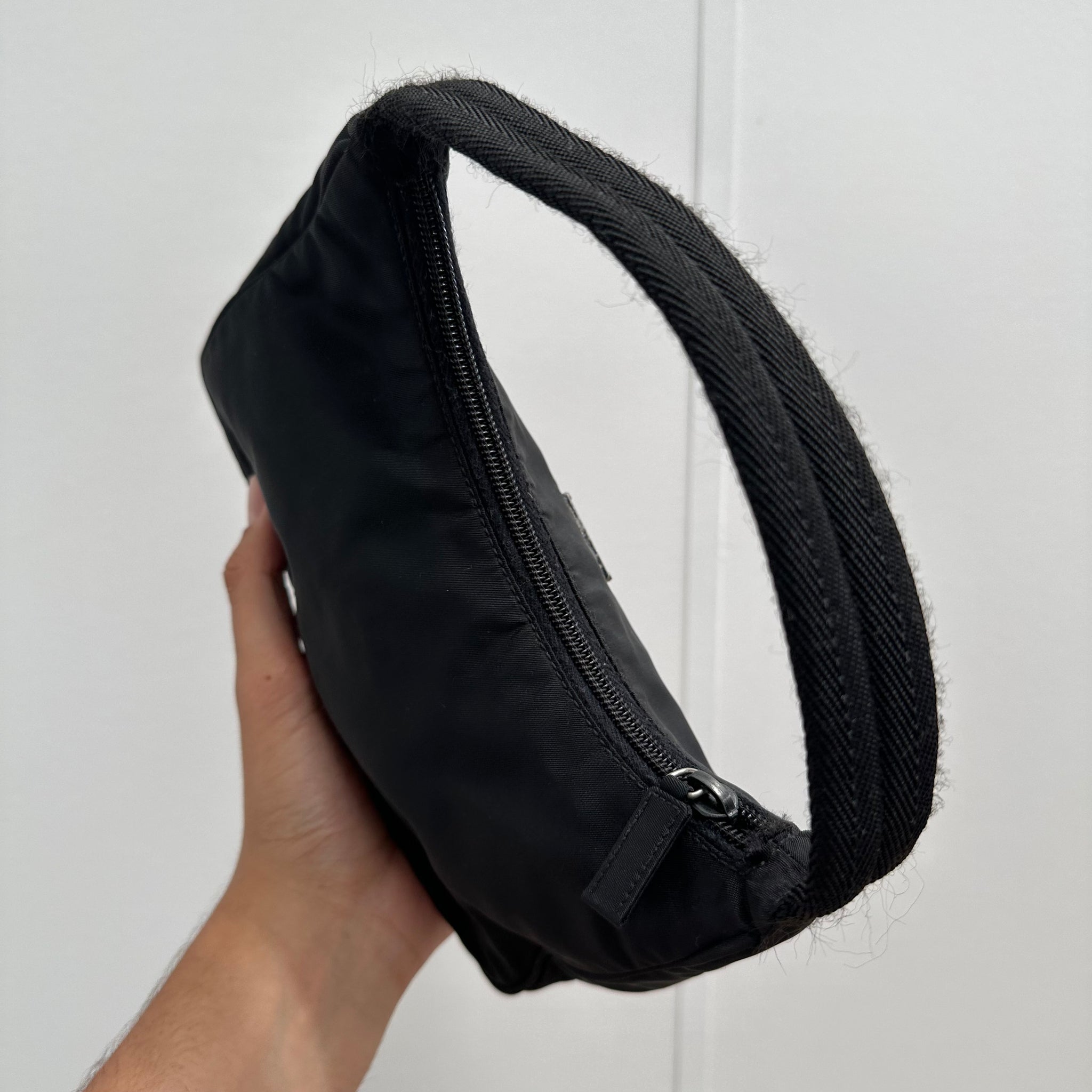 Prada Hobo Shoulder Bag Black
