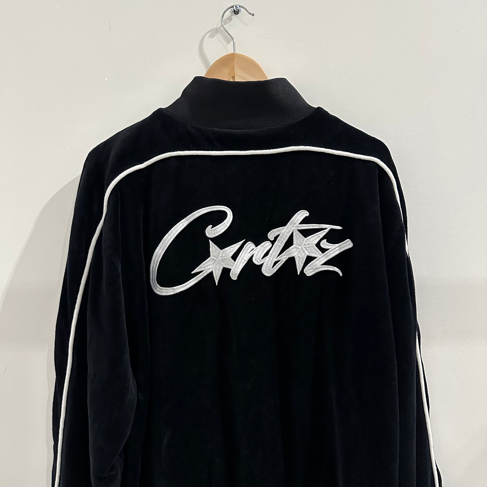 Corteiz VVS Velour Jacket Black (Size XL)
