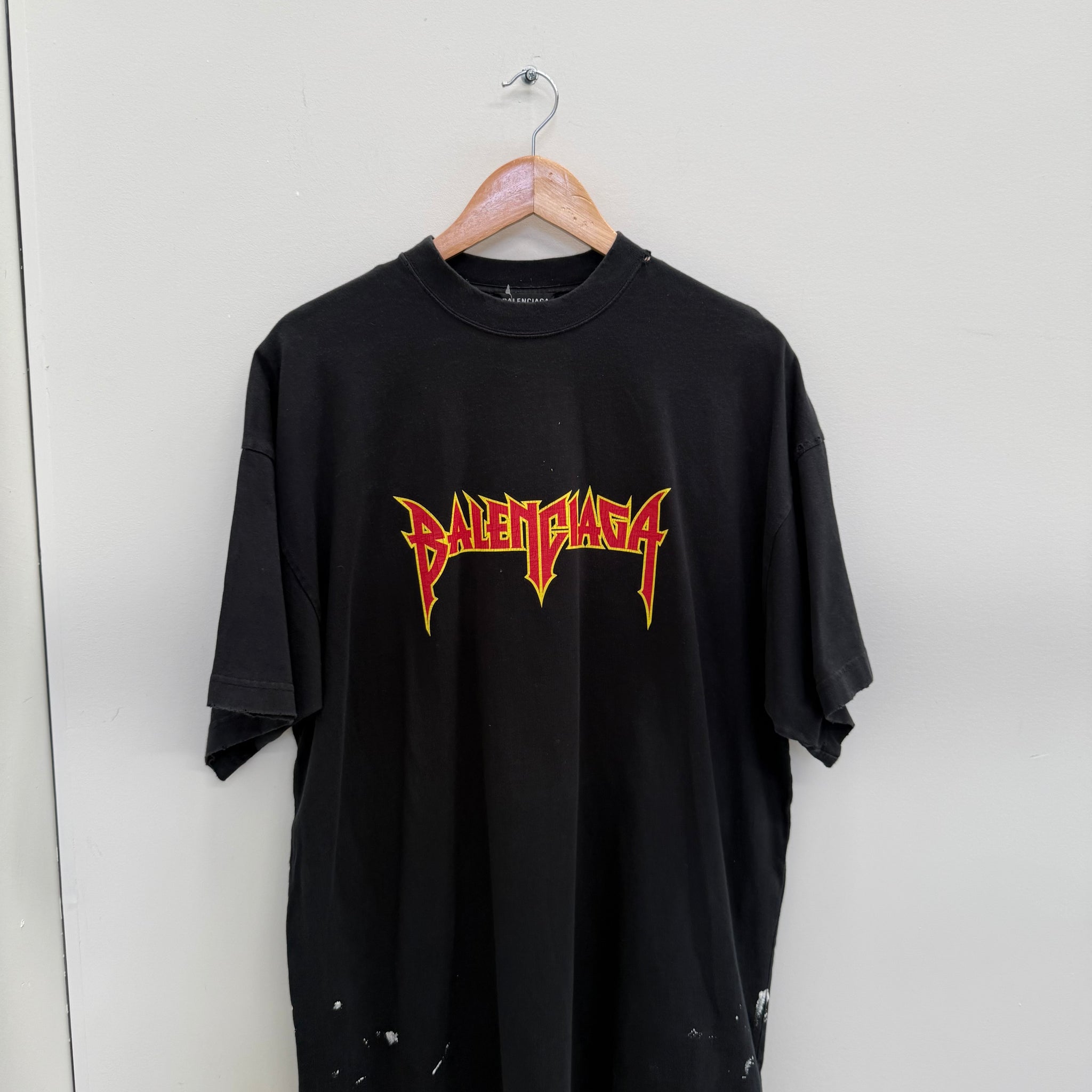 Balenciaga Metal Logo T Shirt (fits L-XL)