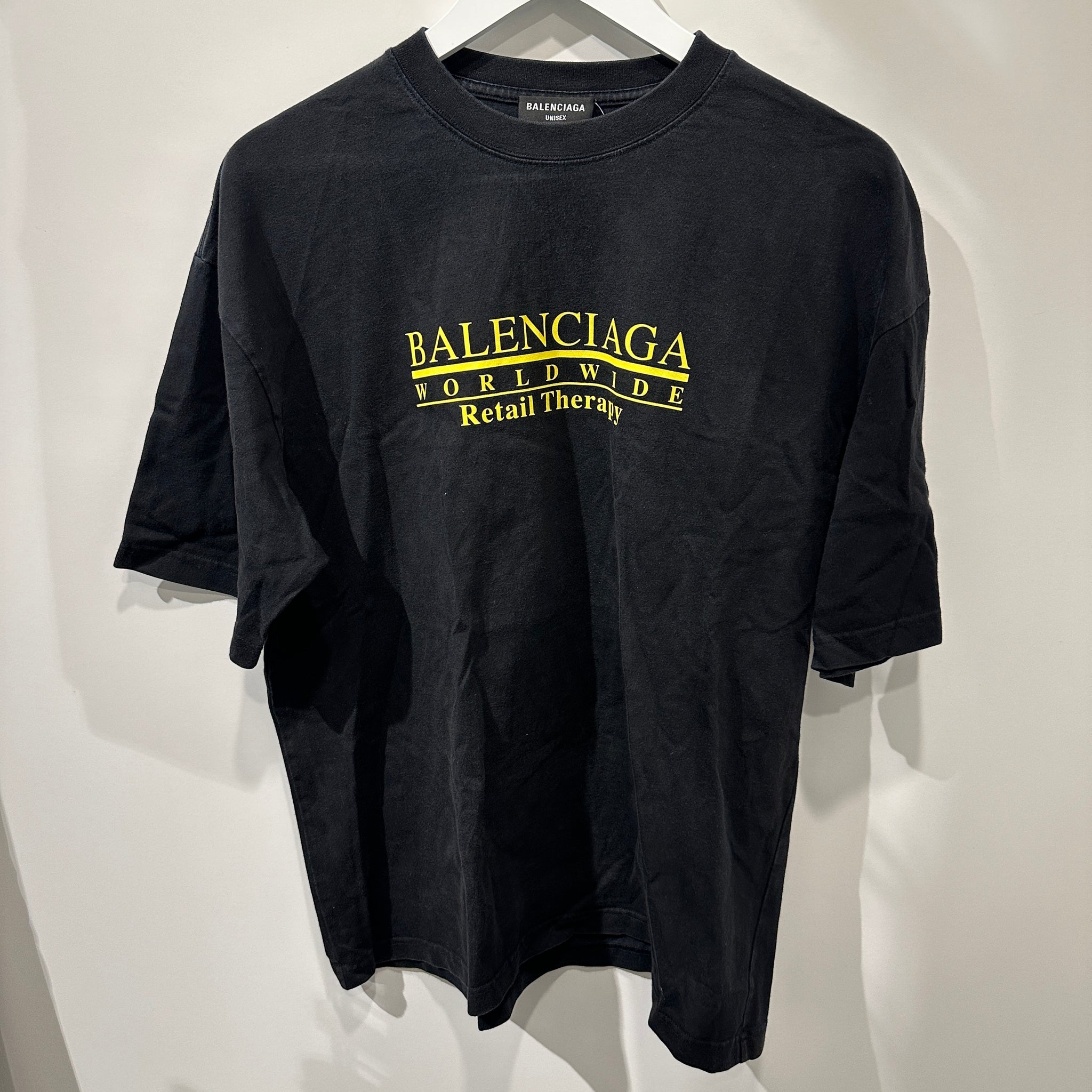 Balenciaga Retail Therapy T Shirt Black (Size S)