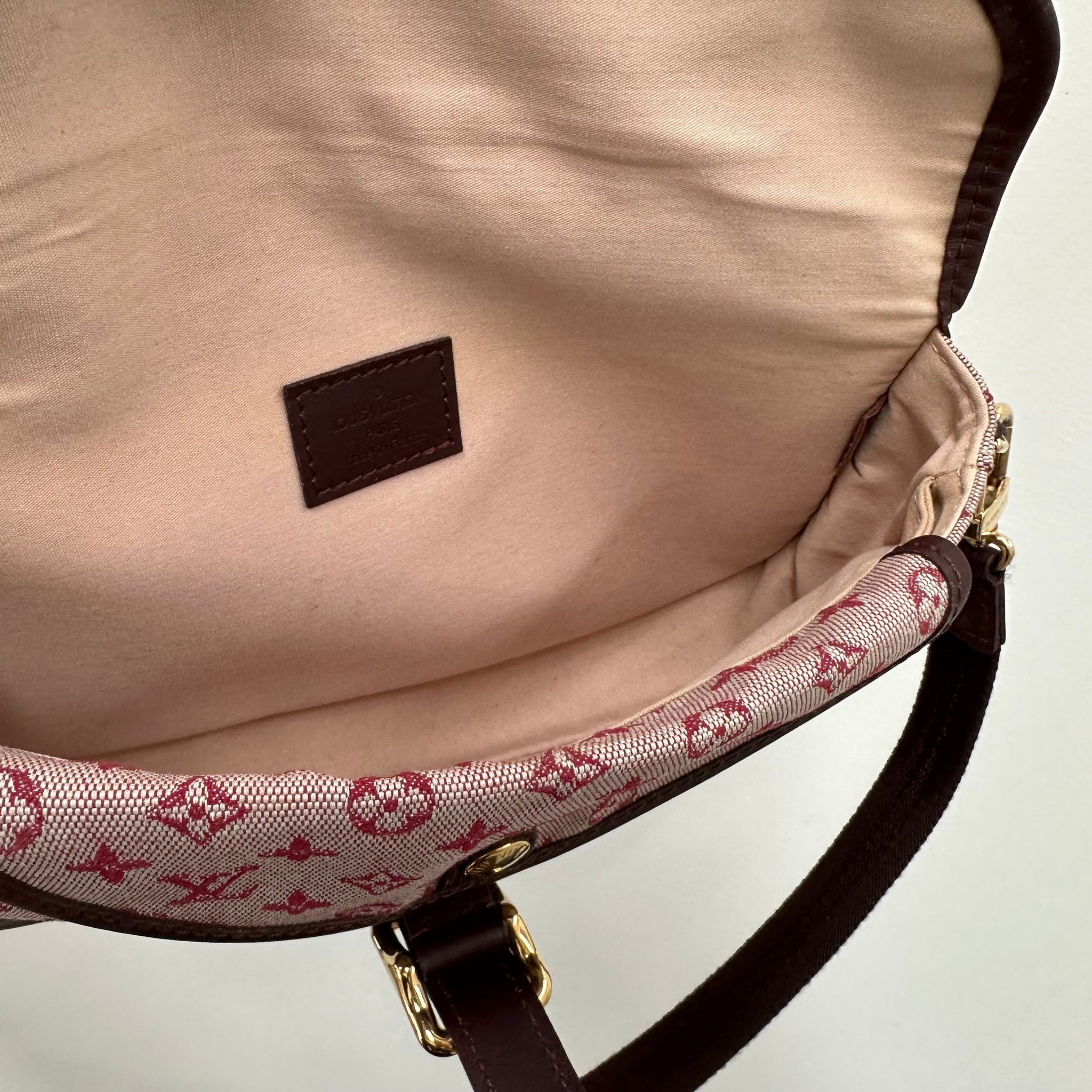 Louis Vuitton Red Monogram Canvas Mini Lin Marjorie Shoulder Bag