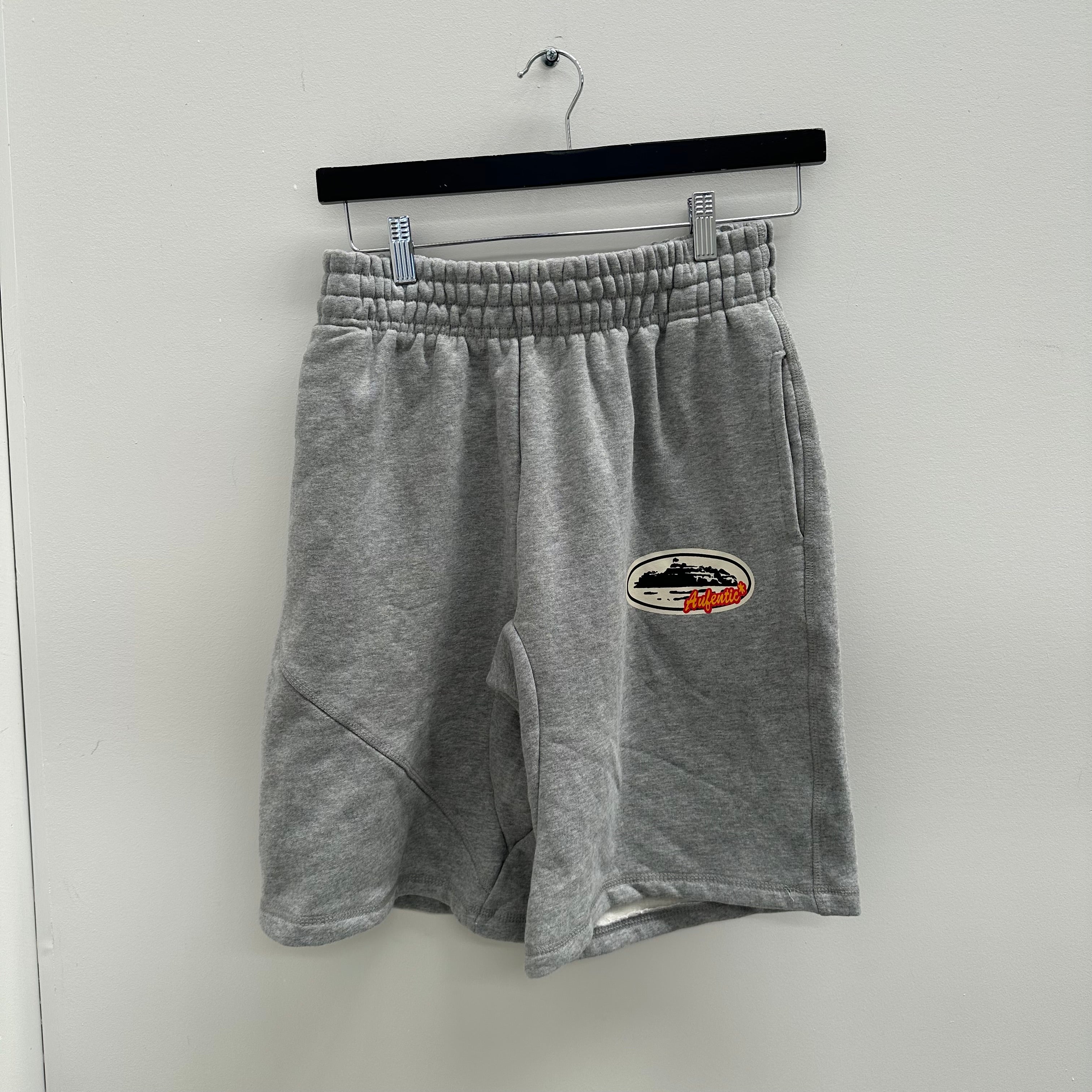 Corteiz Aufentic Shorts Grey (Size XL) – Curated by Charbel