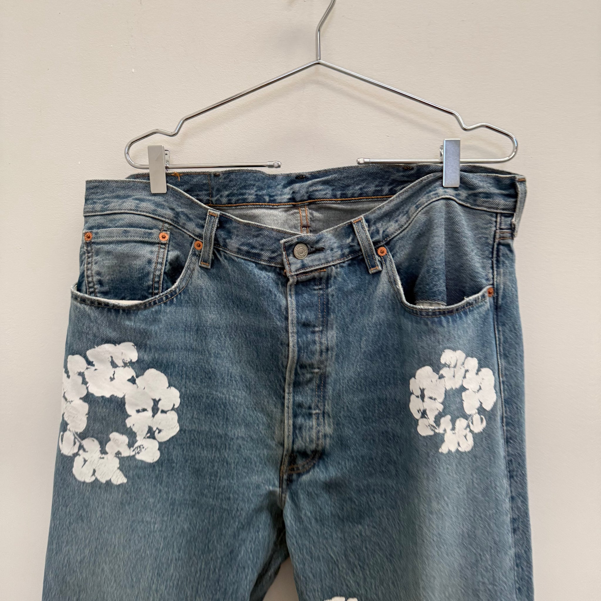 Denim Tears Cotton Wreath Jeans Light Blue (Size W38 x L34)