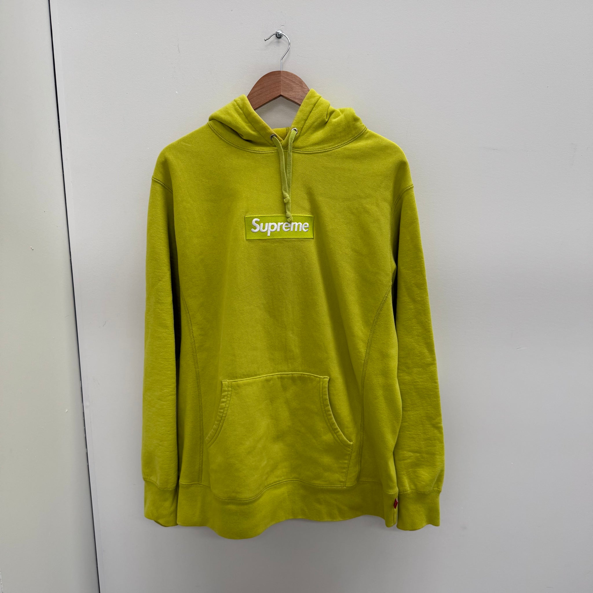 Supreme Acid Green 2012 Box Logo Hoodie (Size XL)