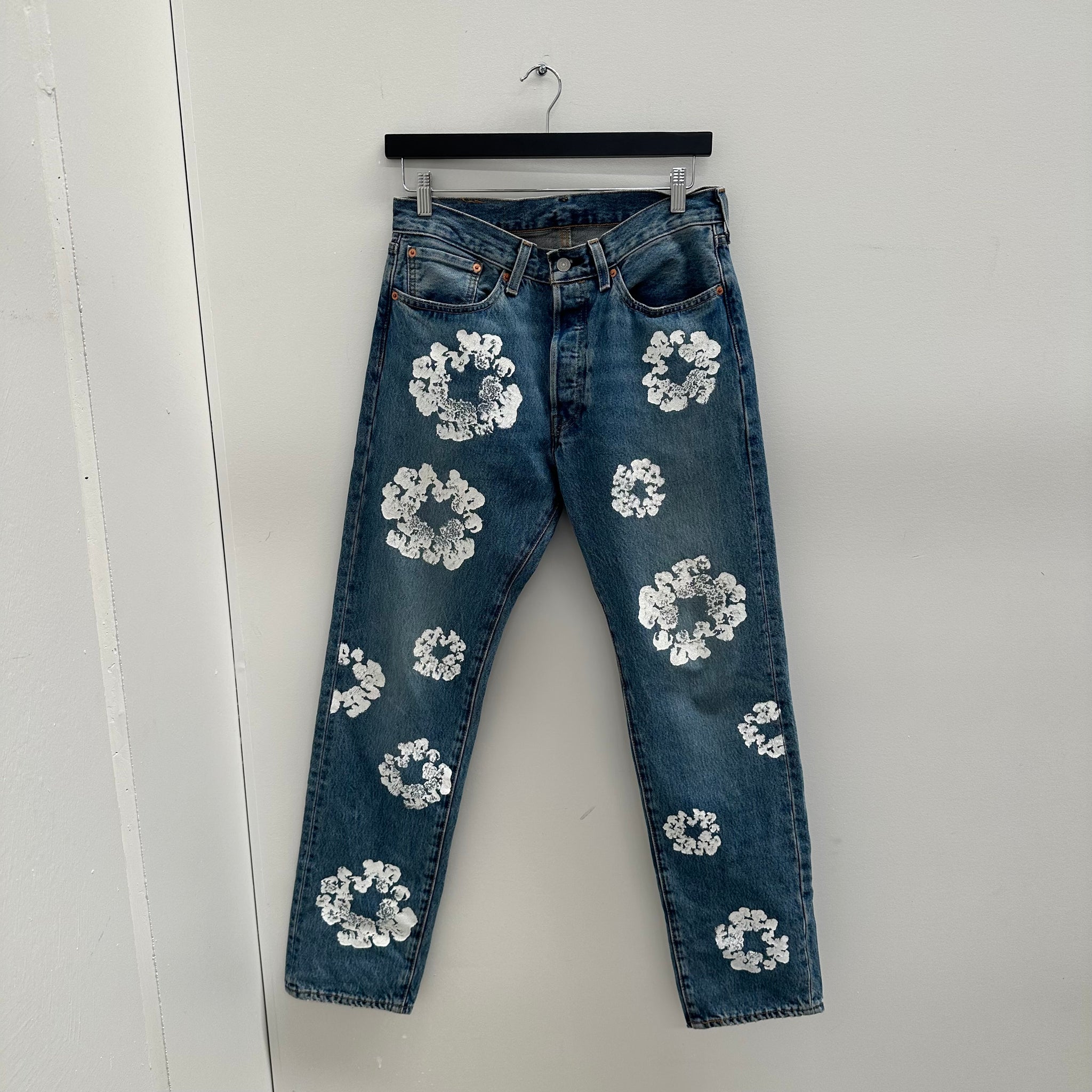 Denim Tears Levi's Cotton Wreath Jeans 32 X 32