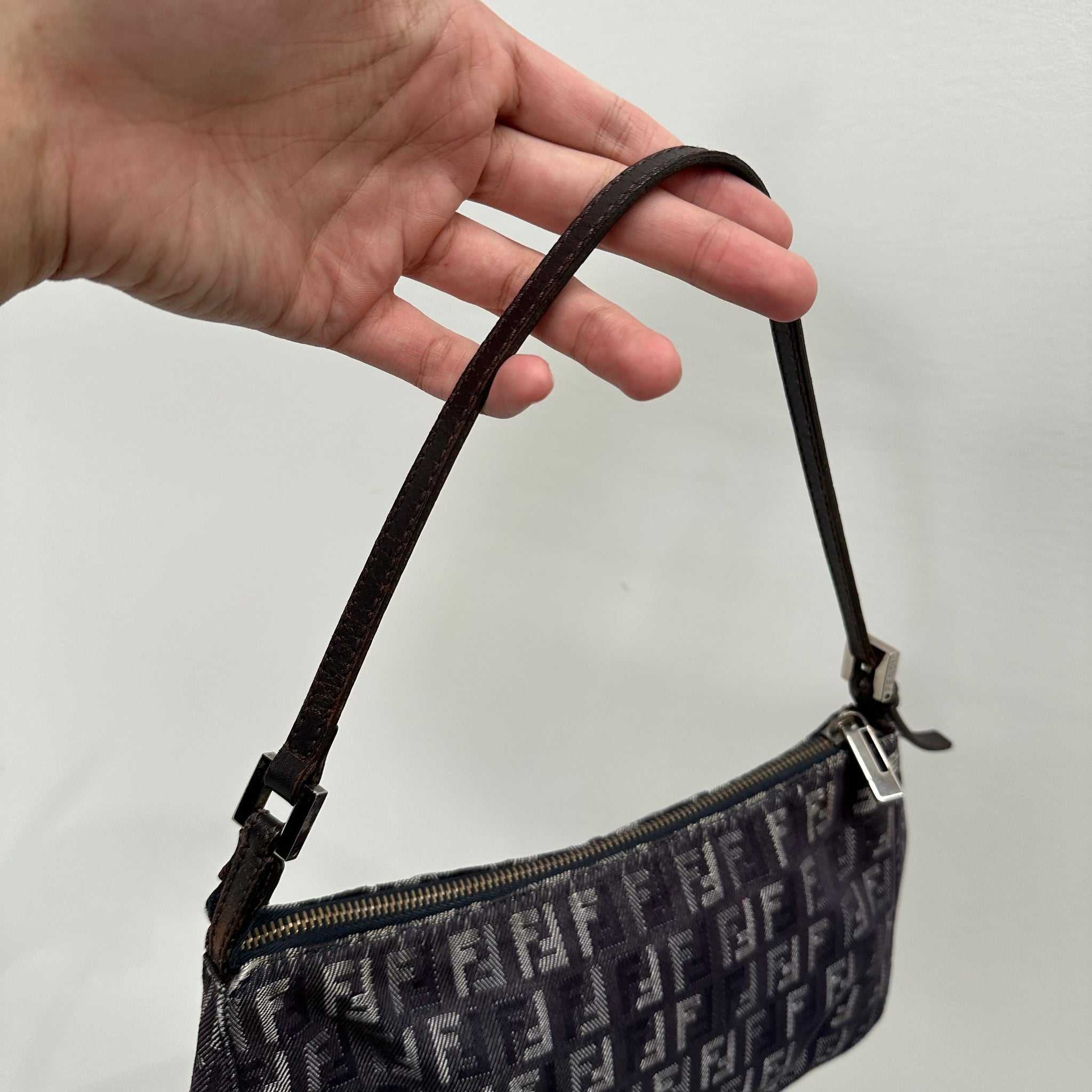 Fendi Pochette Vintage Denim Bag