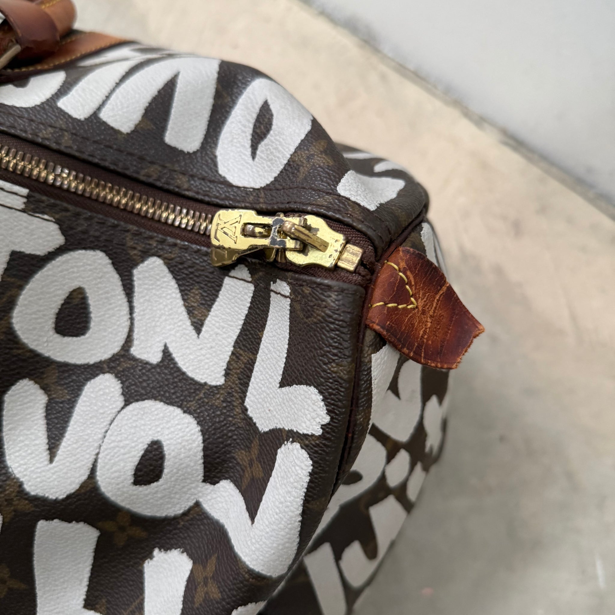 Louis Vuitton Monogram Stephen Sprouse Graffiti Keepall 50 Duffle Bag