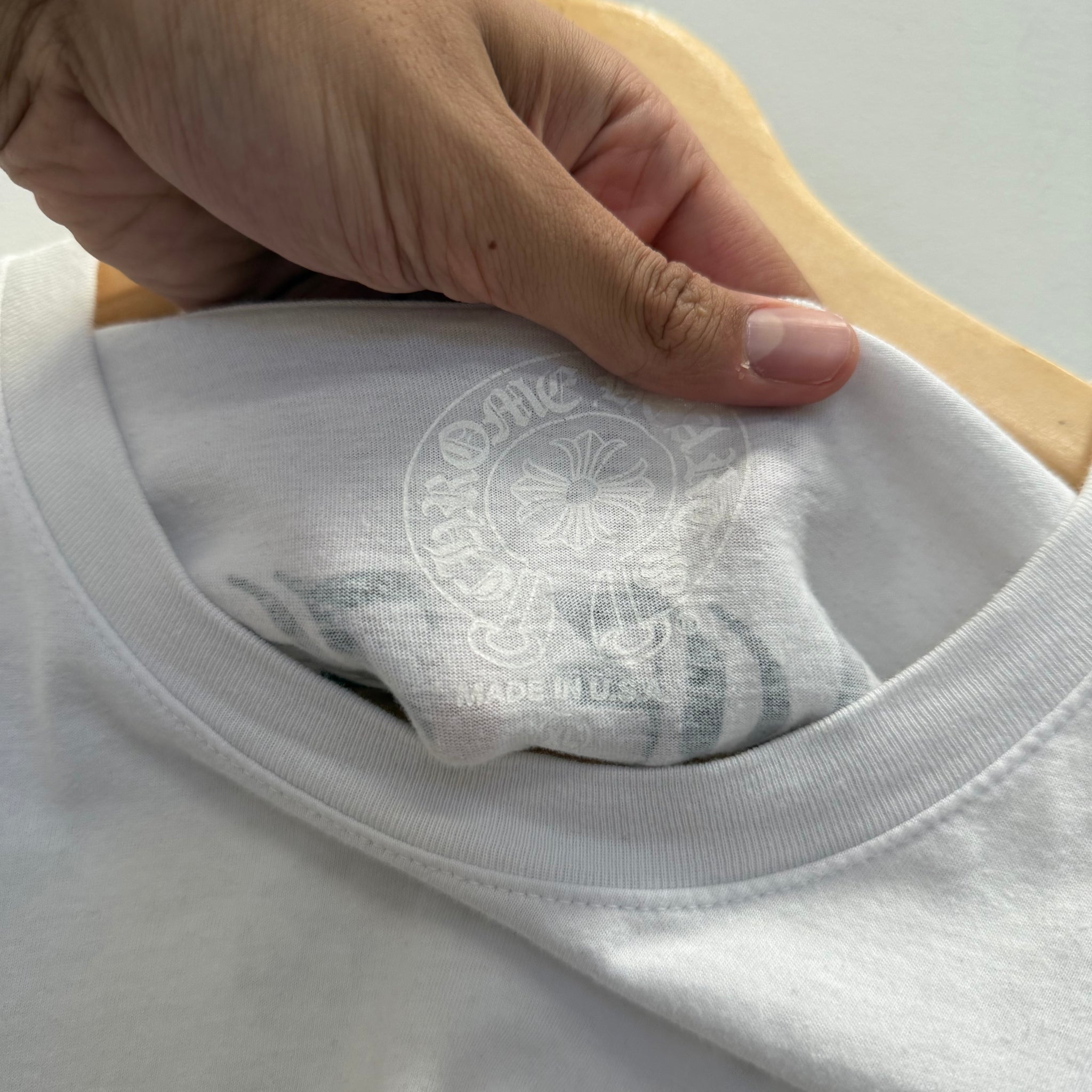 Chrome Hearts Horse Shoe Logo Pocket T-shirt (Size XL)