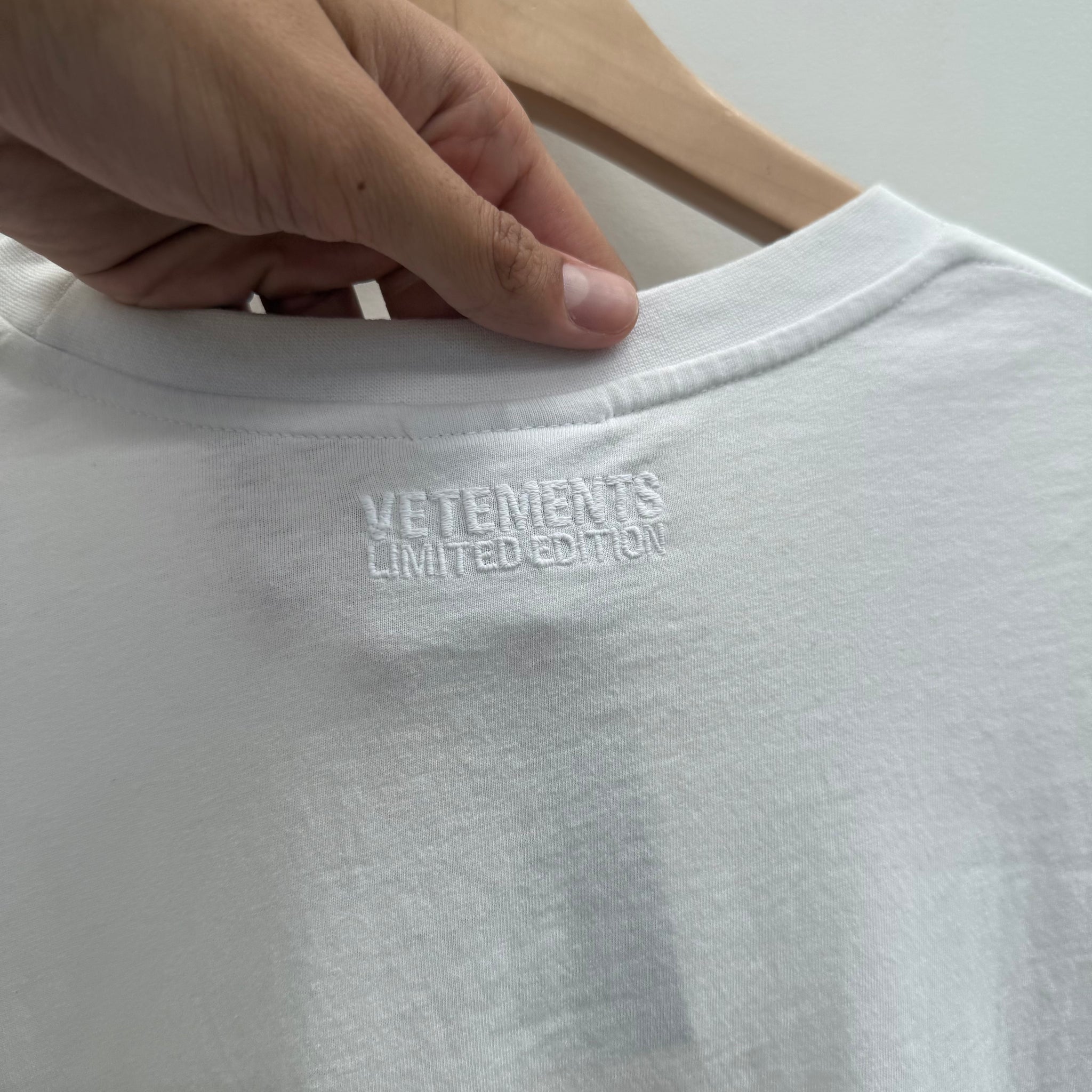 Vetements AW19 "Love Is" Logo T Shirt (Size L)