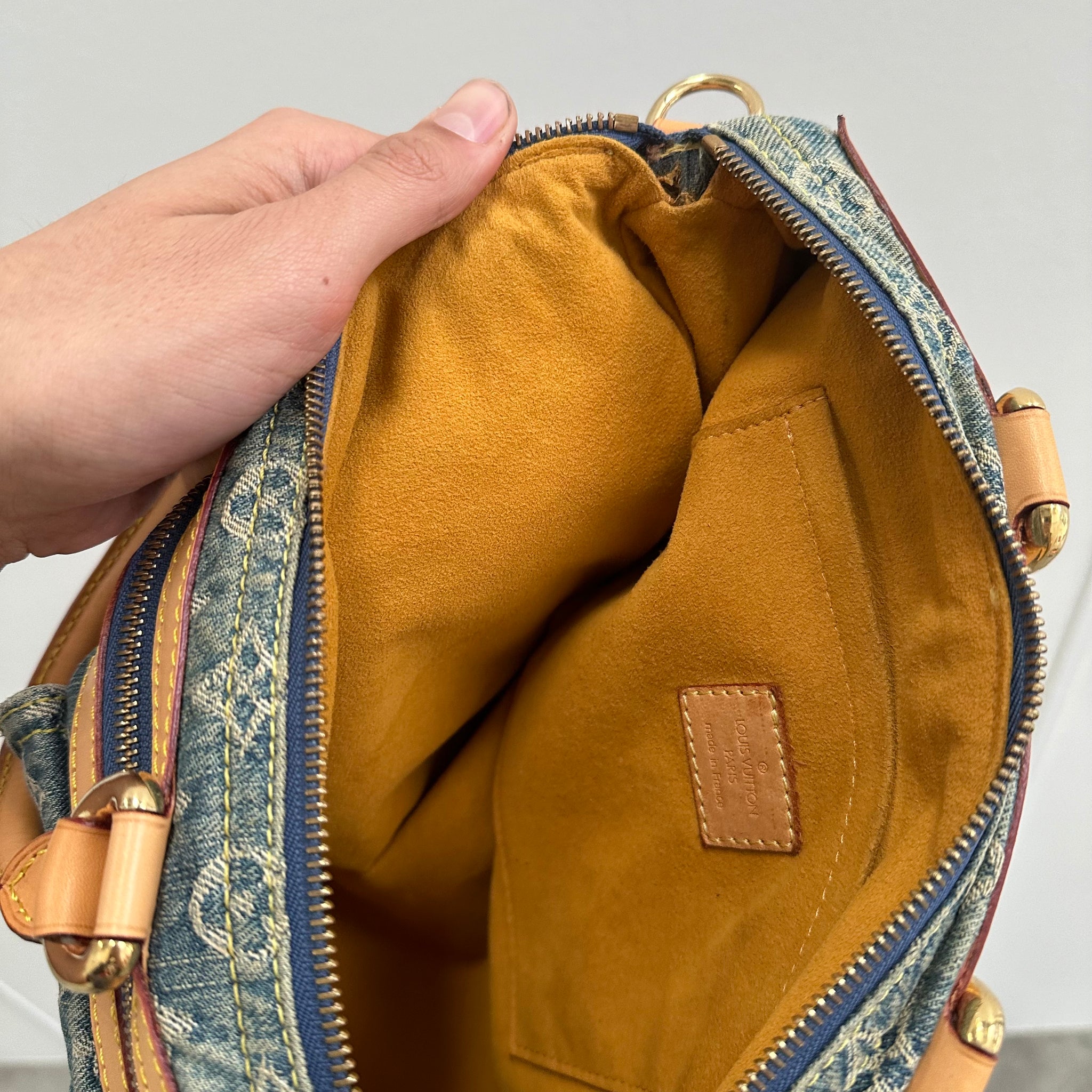 Louis Vuitton Monogram Denim Neo Speedy Blue