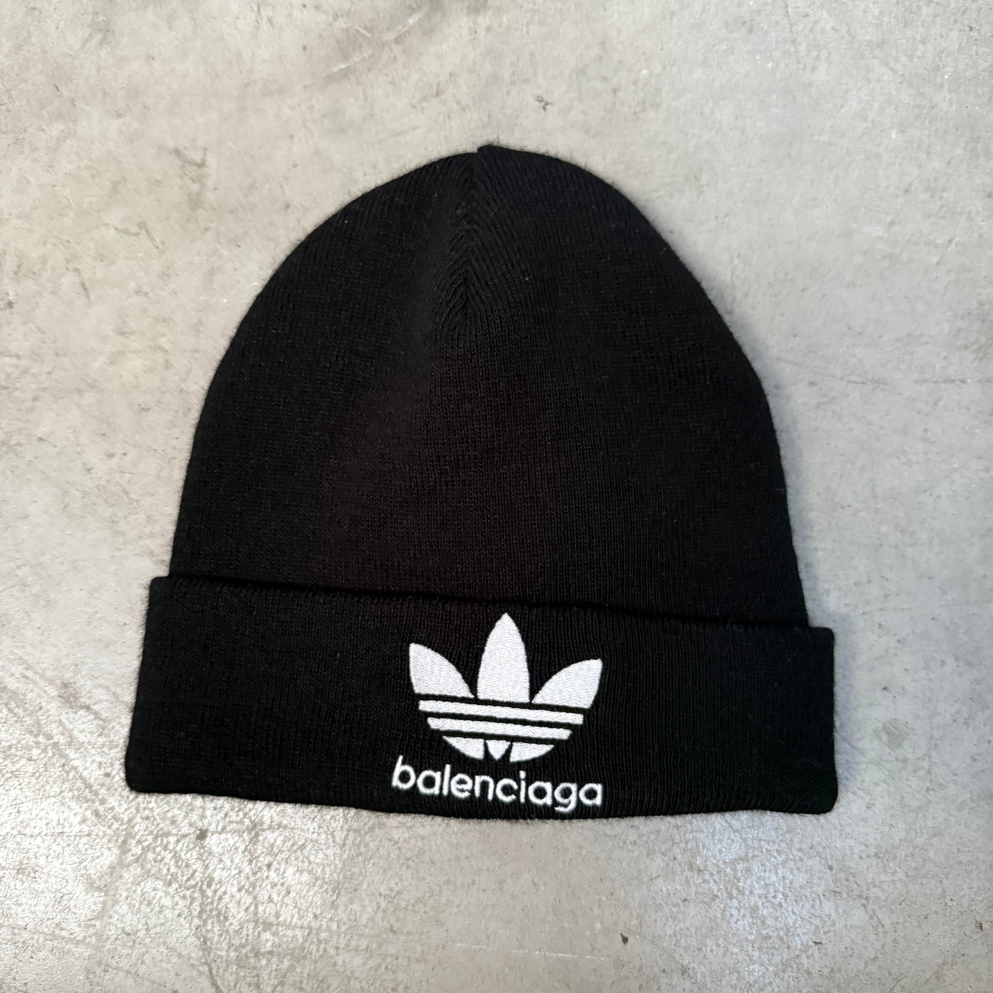 Balenciaga x Adidas Black Beanie