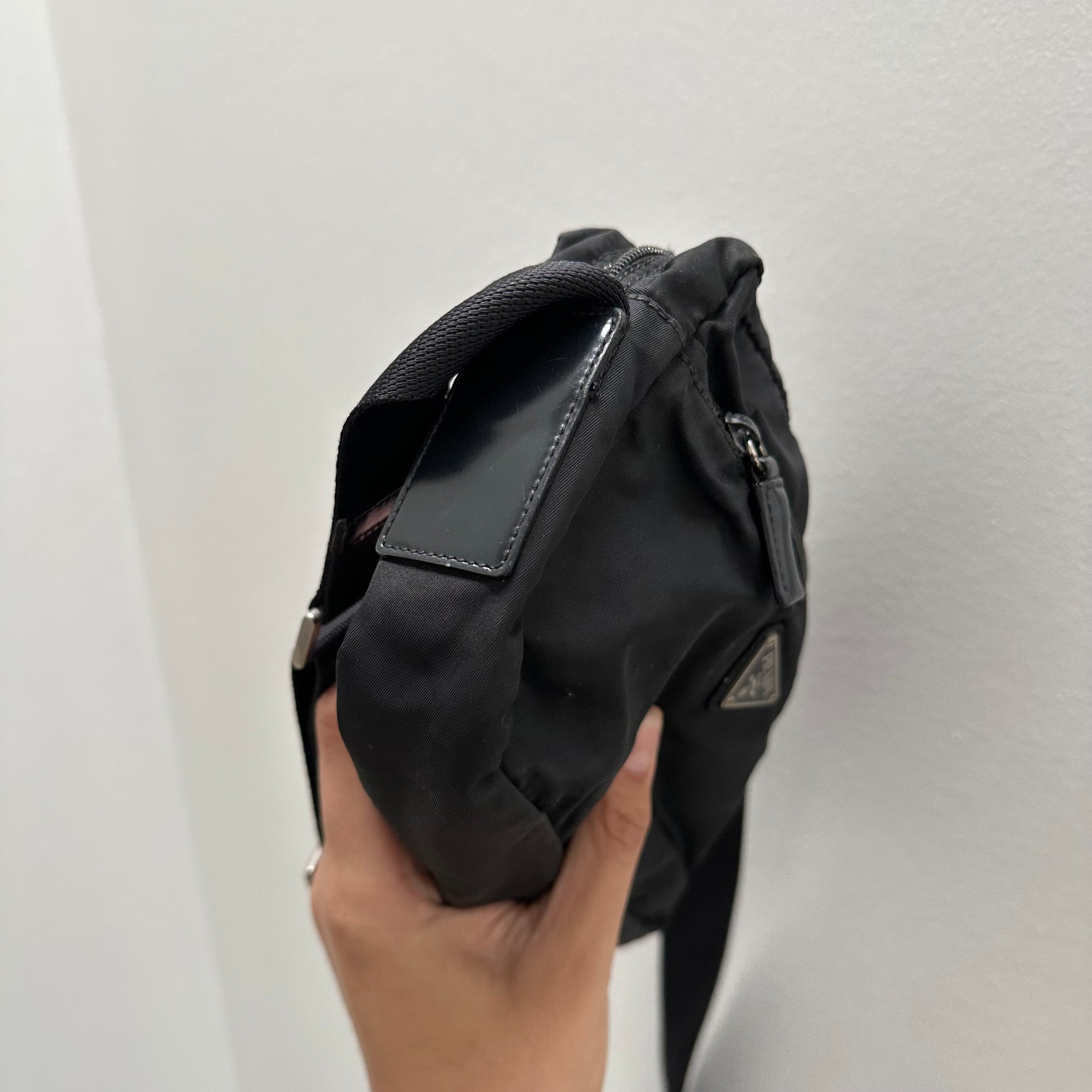 Prada Black Crossbody Bag with Long Strap