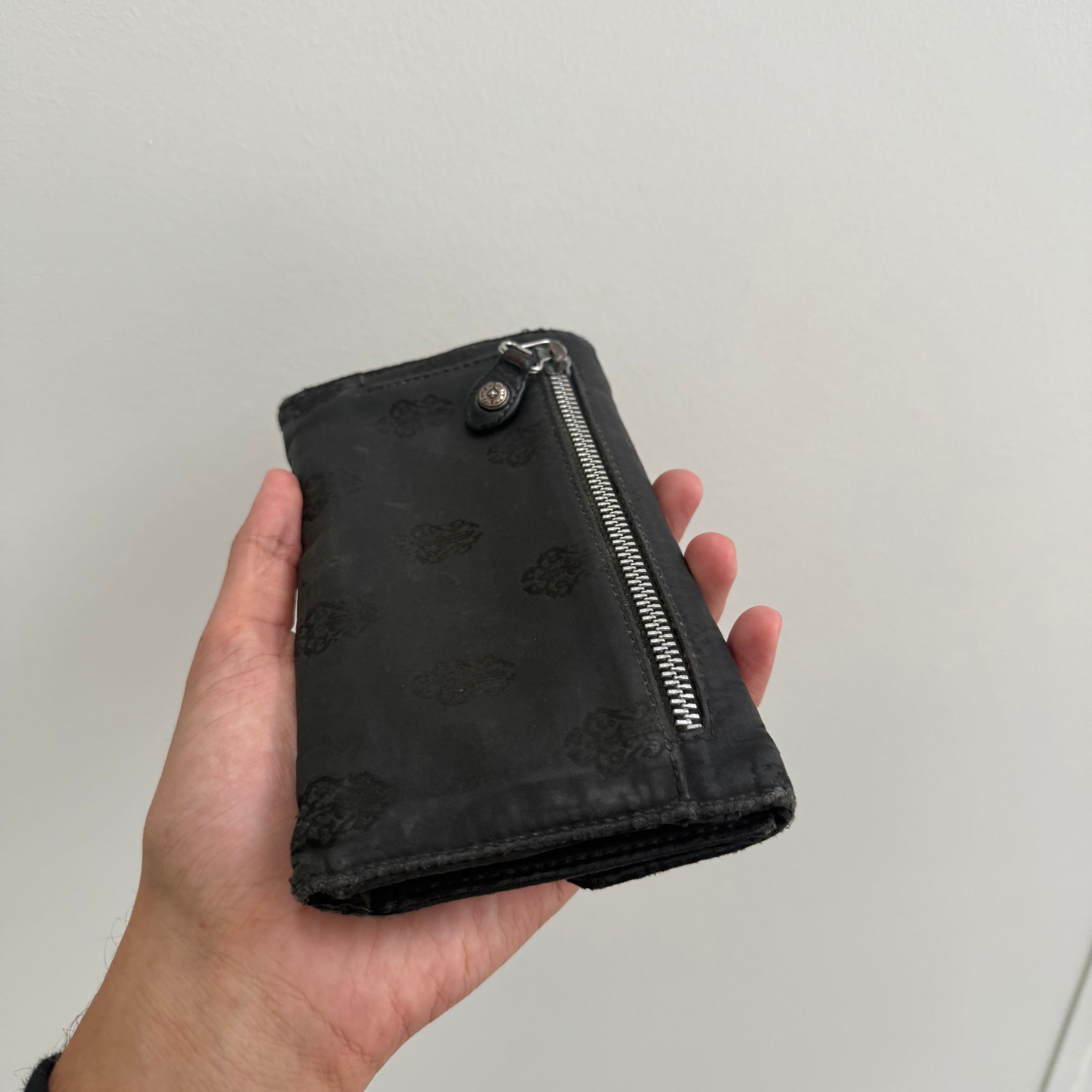 Chrome Hearts Wave Nylon Long Wallet