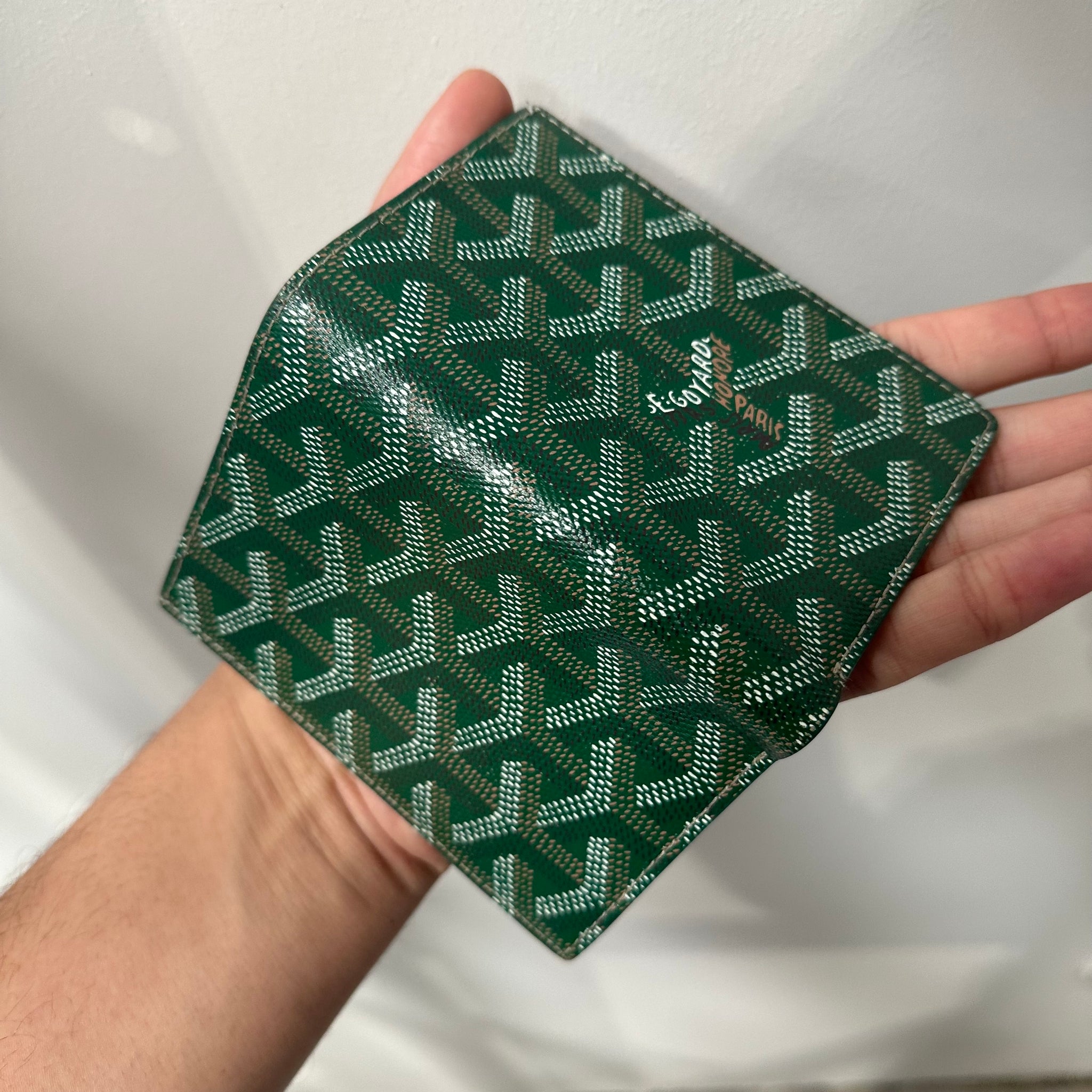 Goyard Saint Pierre Card Holder Green