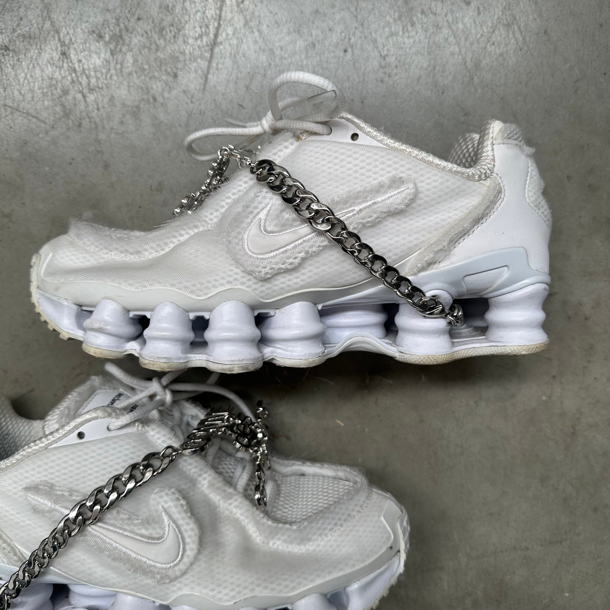 Nike Shox TL Comme des Garcons White ( 6 Women's)