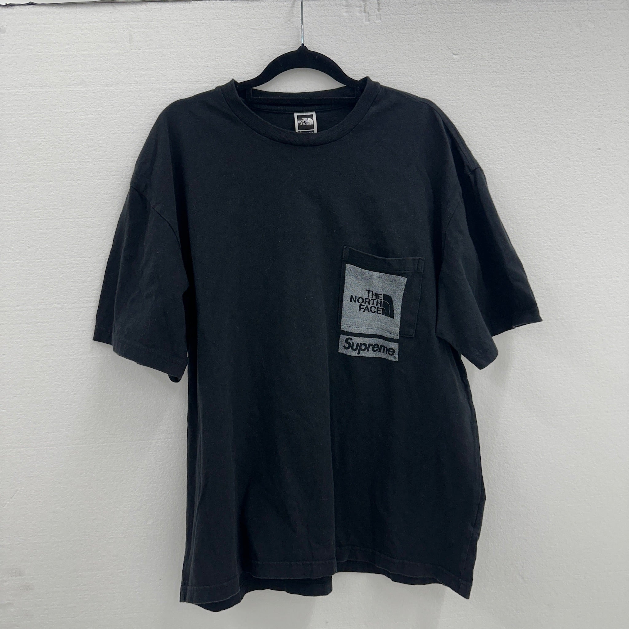 Supreme The North Face Pocket Tee Black Size M