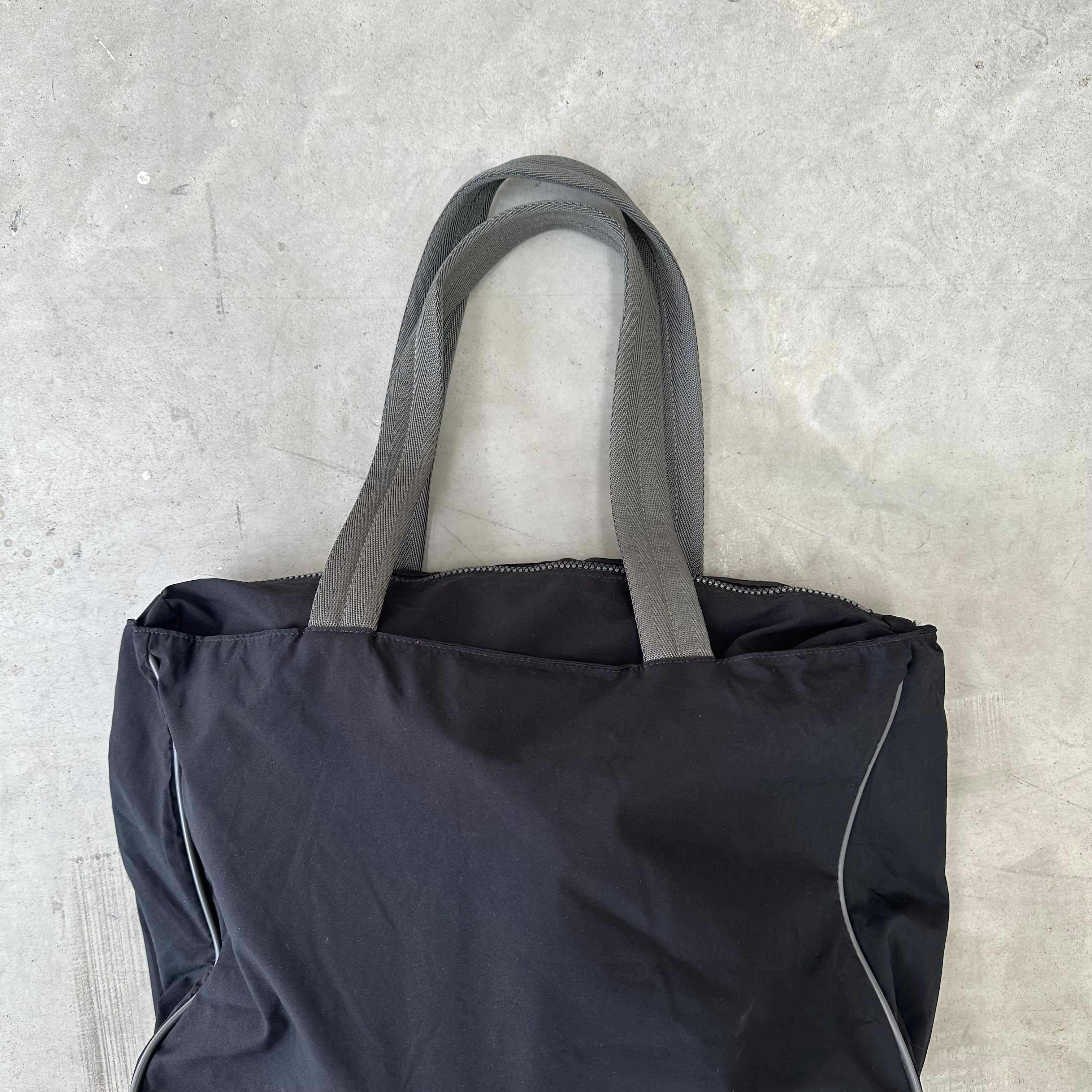 Prada Square Sports Bag Nylon Black