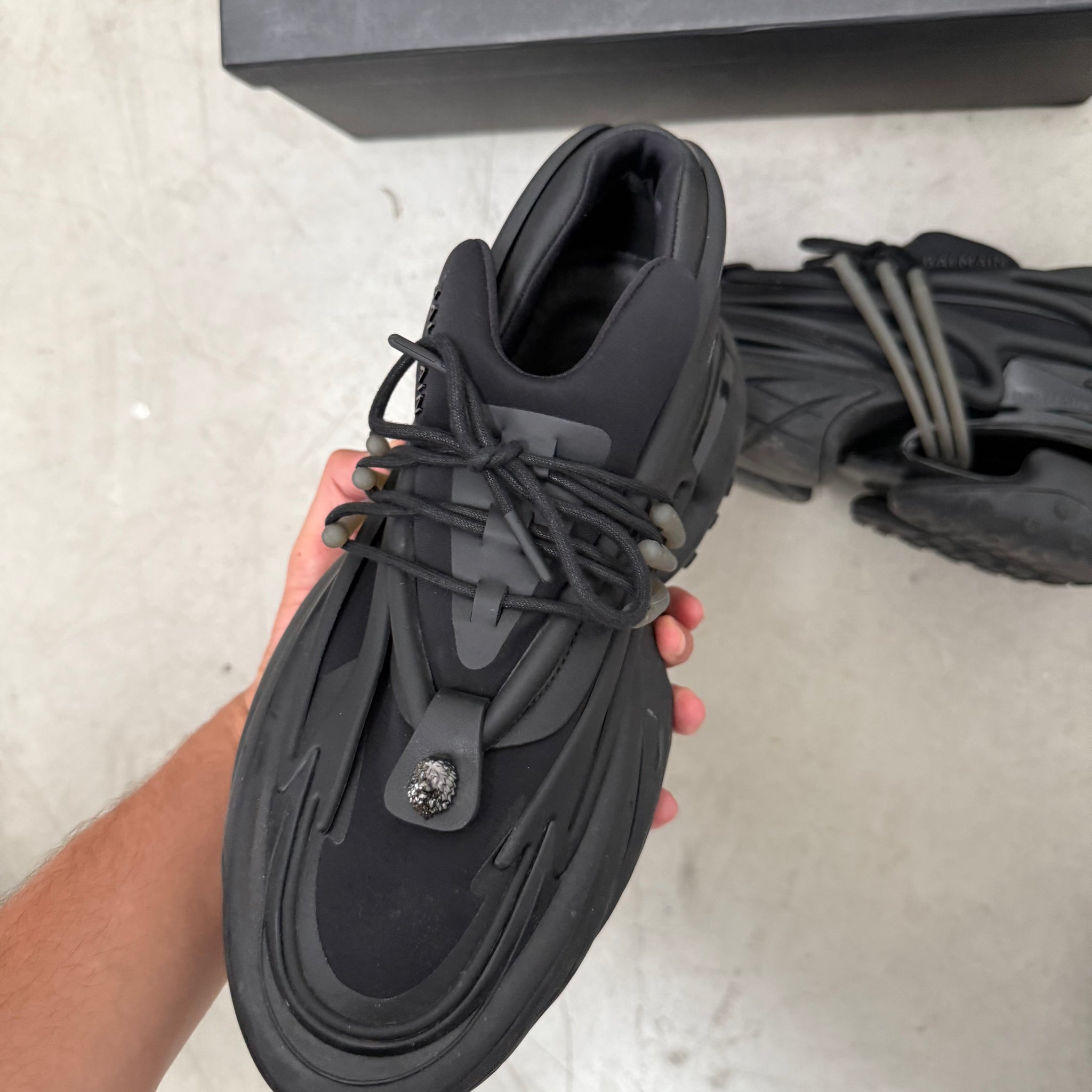 Balmain Unicorn Sneakers BLACK (Size 43 / US10)