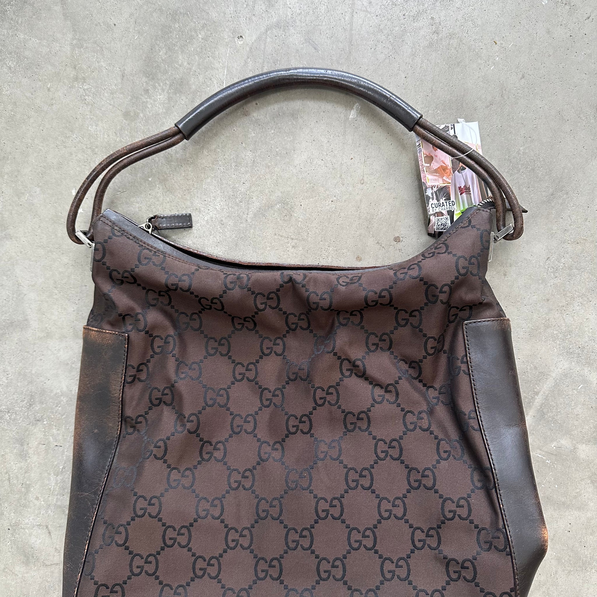 Gucci Brown GG Print Shoulder Bag