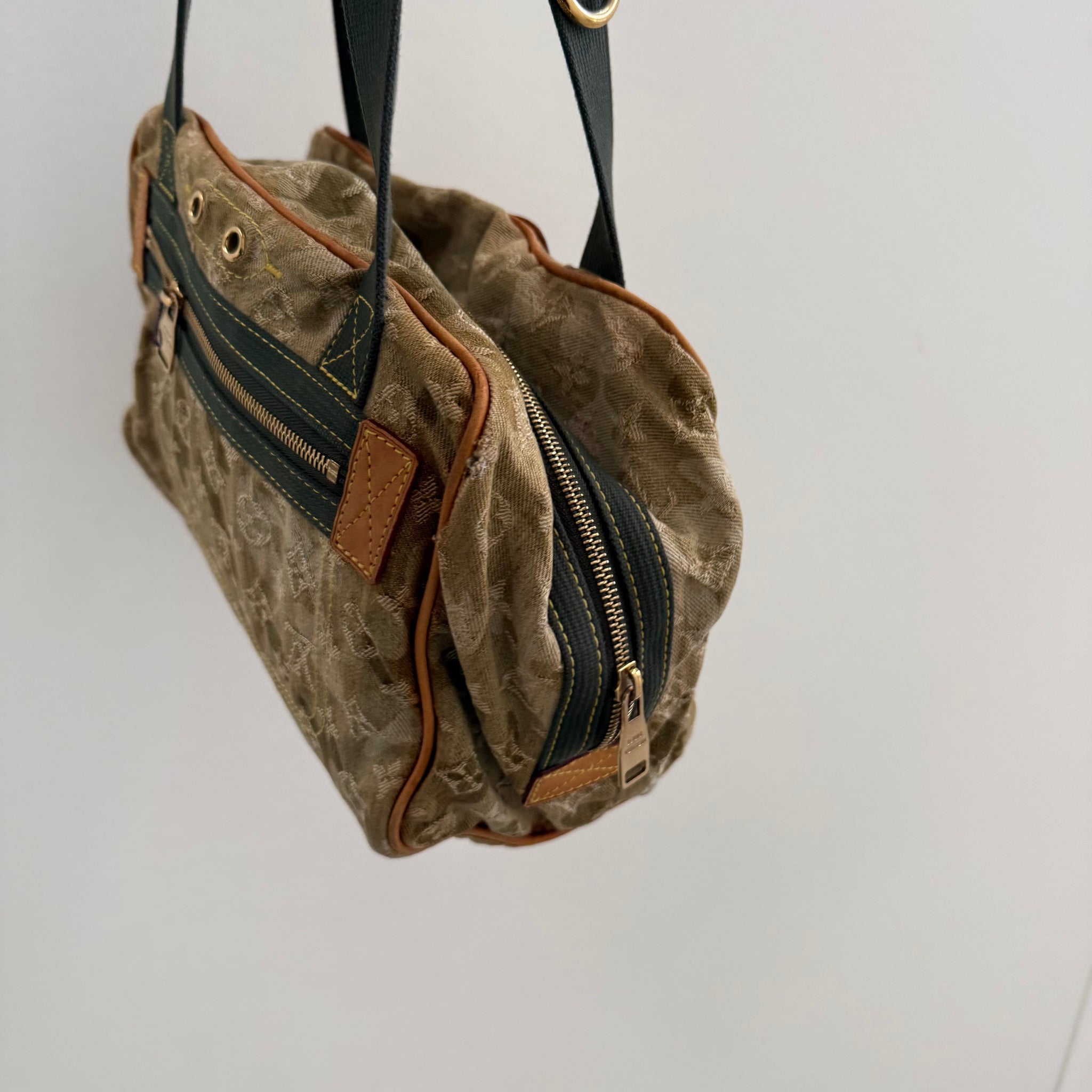 Louis Vuitton Takashi Murakami Denim Monogramouflage Jasmine Shoulder Bag