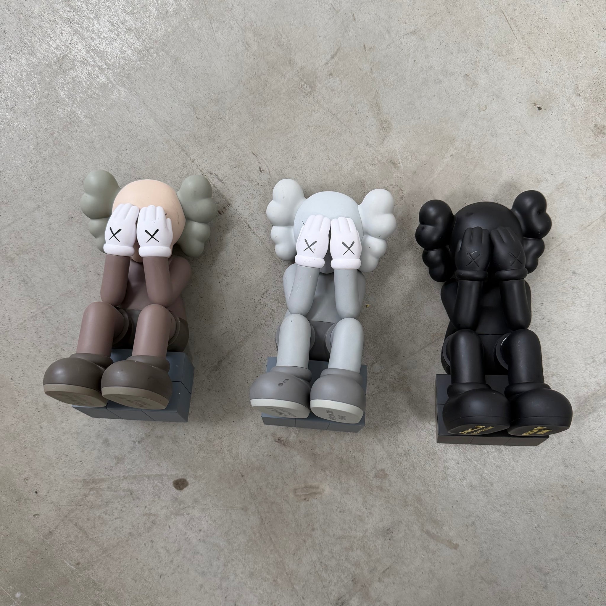 Kaws Passing Through Open Edition Vinyl Figure (Set of 3)