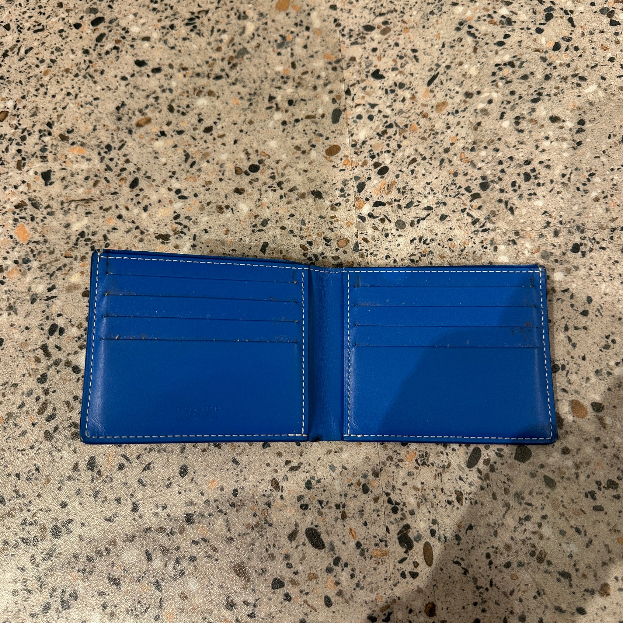 Goyard Victorie Wallet Blue