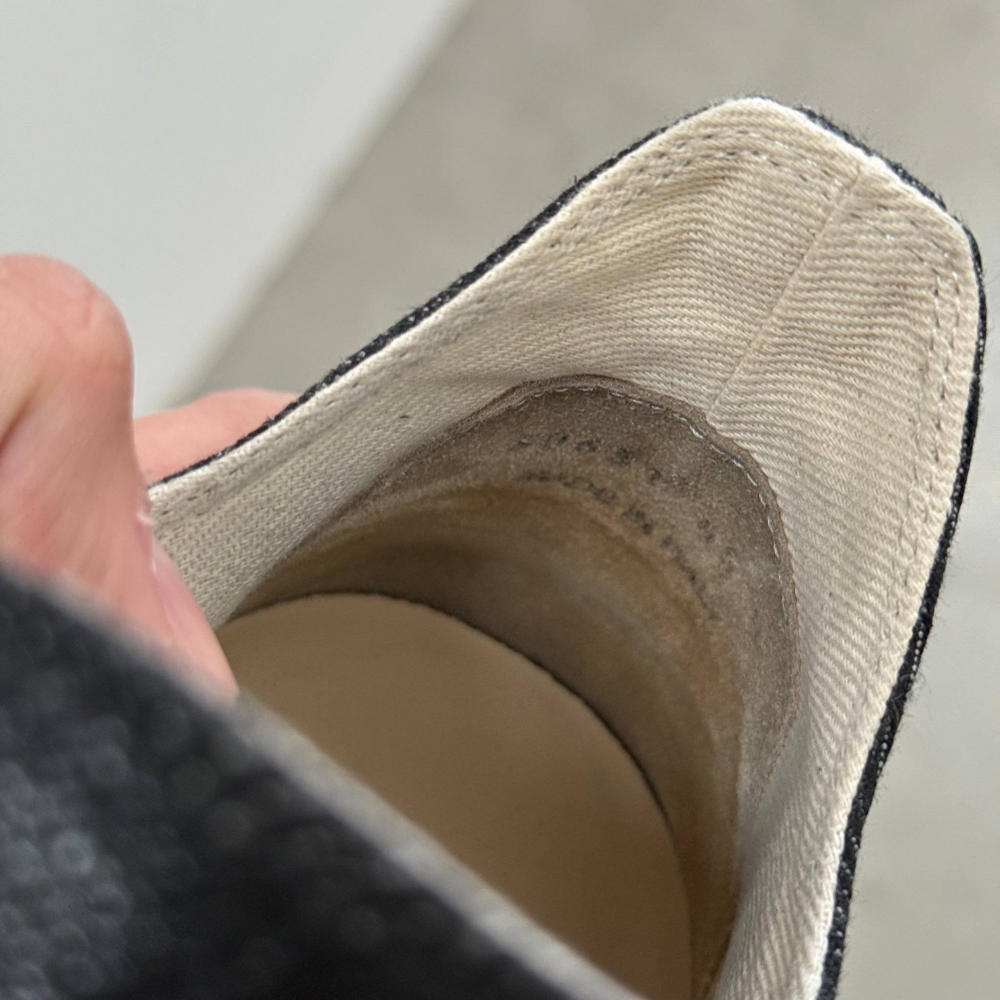 Rick Owens DRKSHDW Ramones Denim Low Sneakers (EU45)