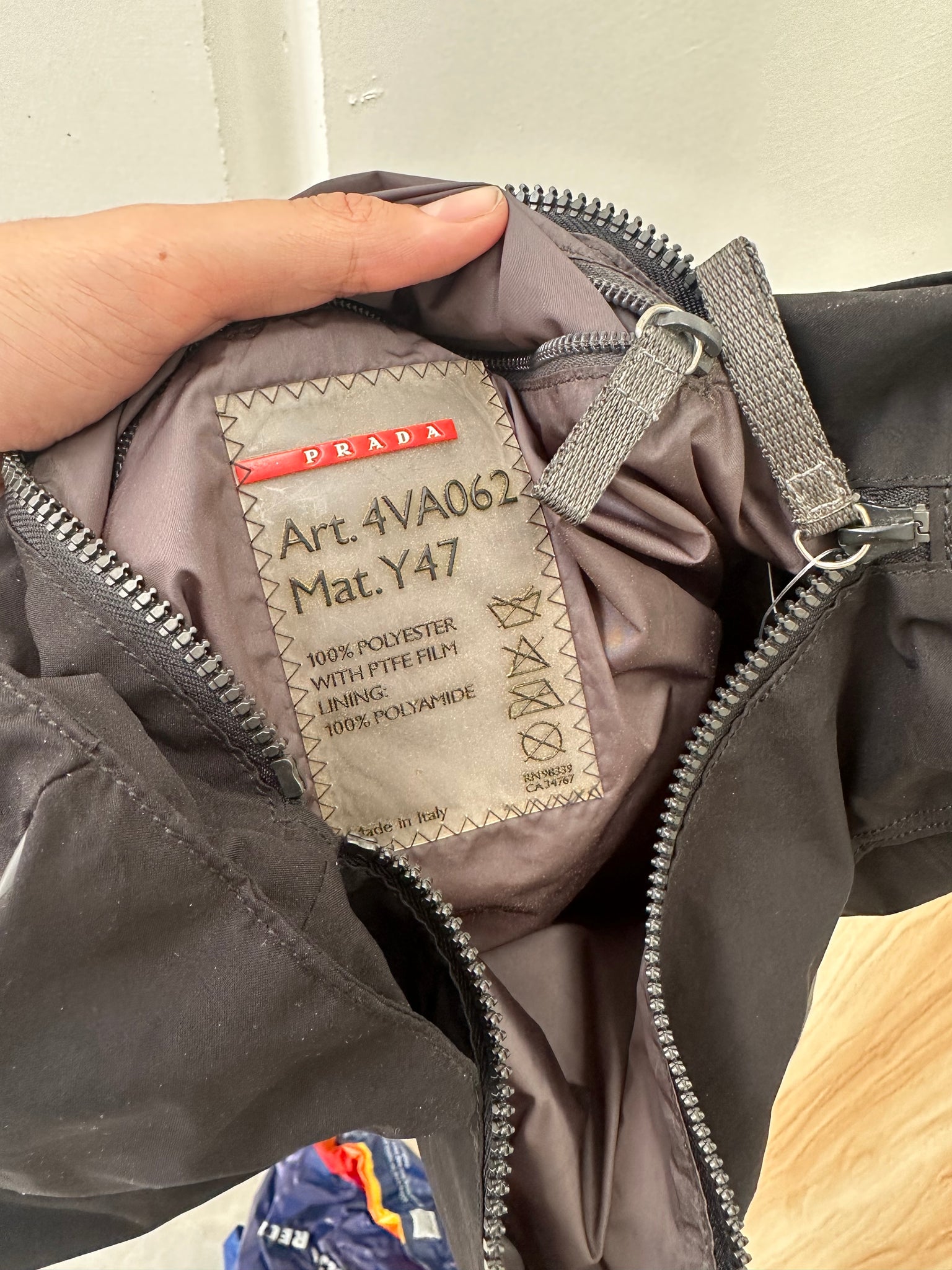Prada Square Sports Bag Nylon Black