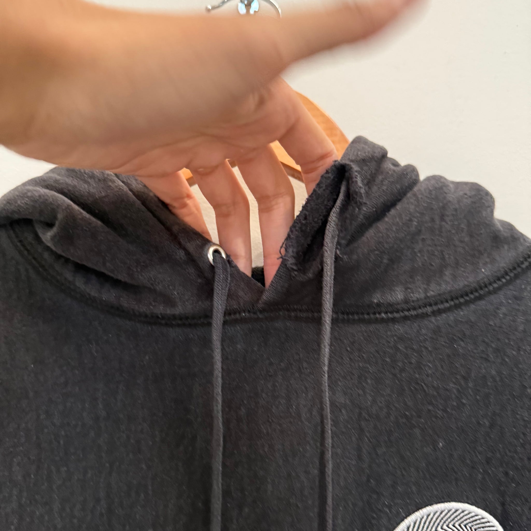 Supreme S Logo Hoodie Black (Size M)