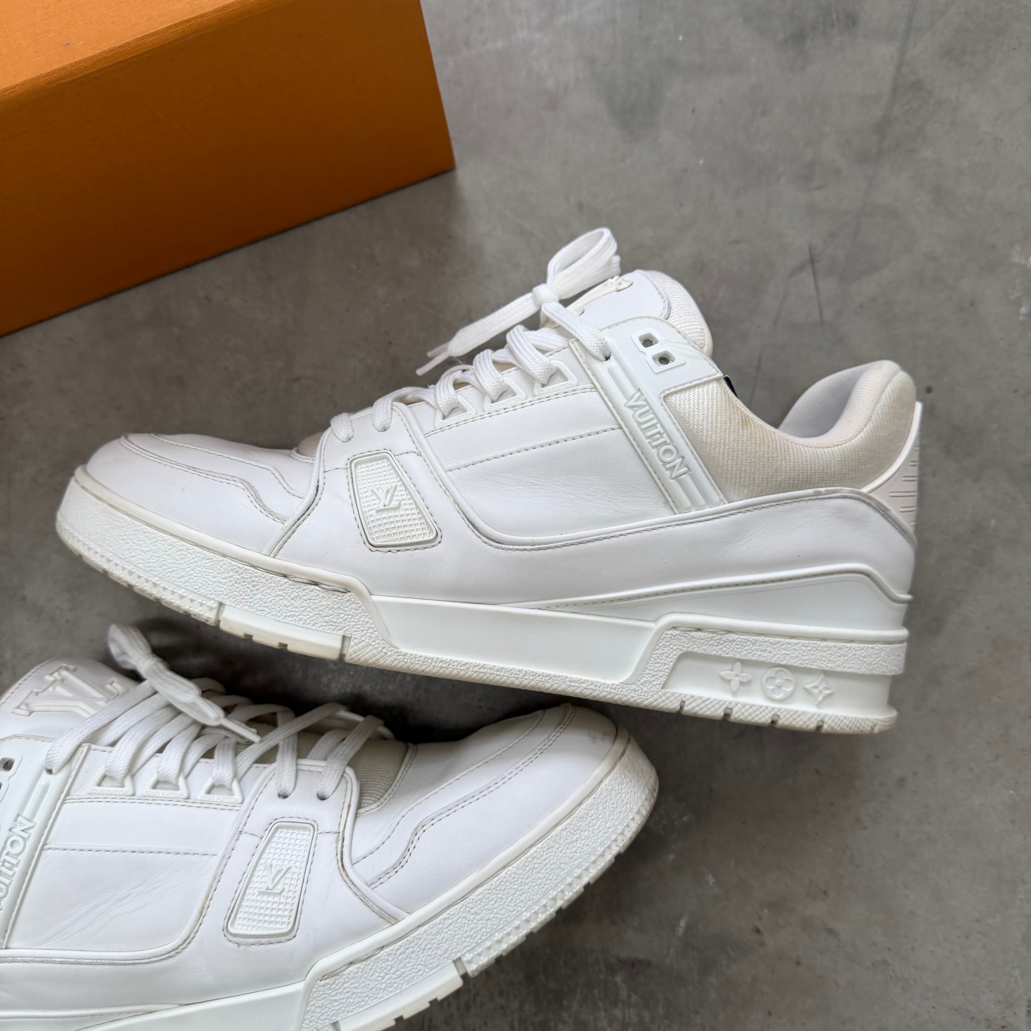 Louis Vuitton LV Trainer Sneakers White (fits US11-11.5)