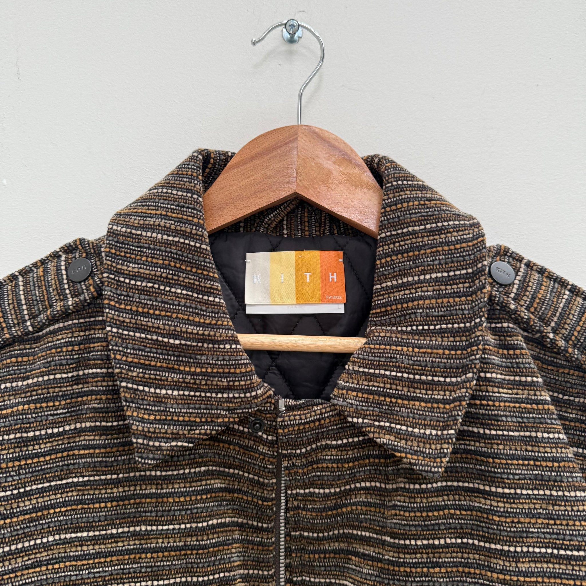 Kith Striped Chenille Duane Field Jacket (Size L)