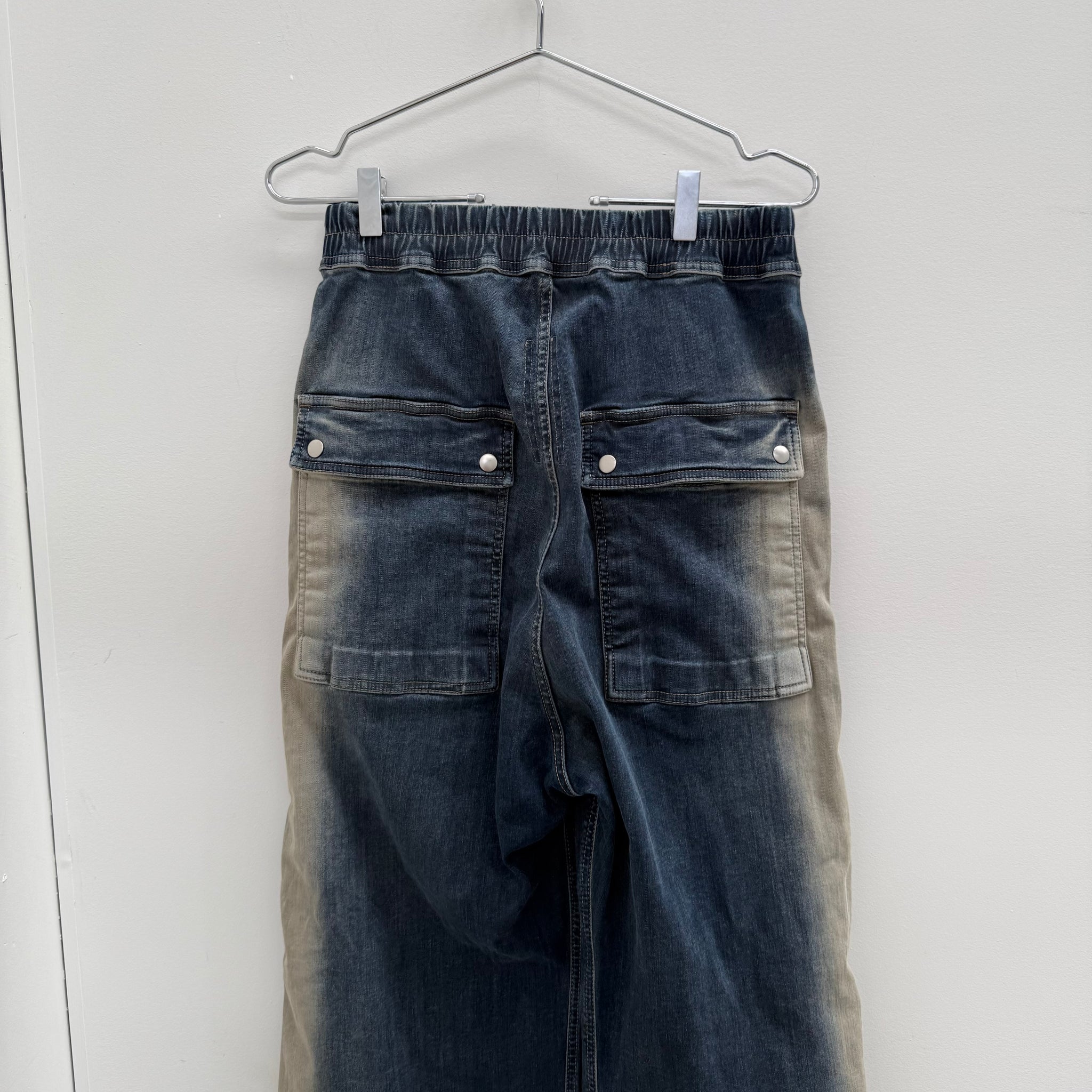 Rick Owens DRKSHDW Geth Belas Wide Denim Pant (Size S)
