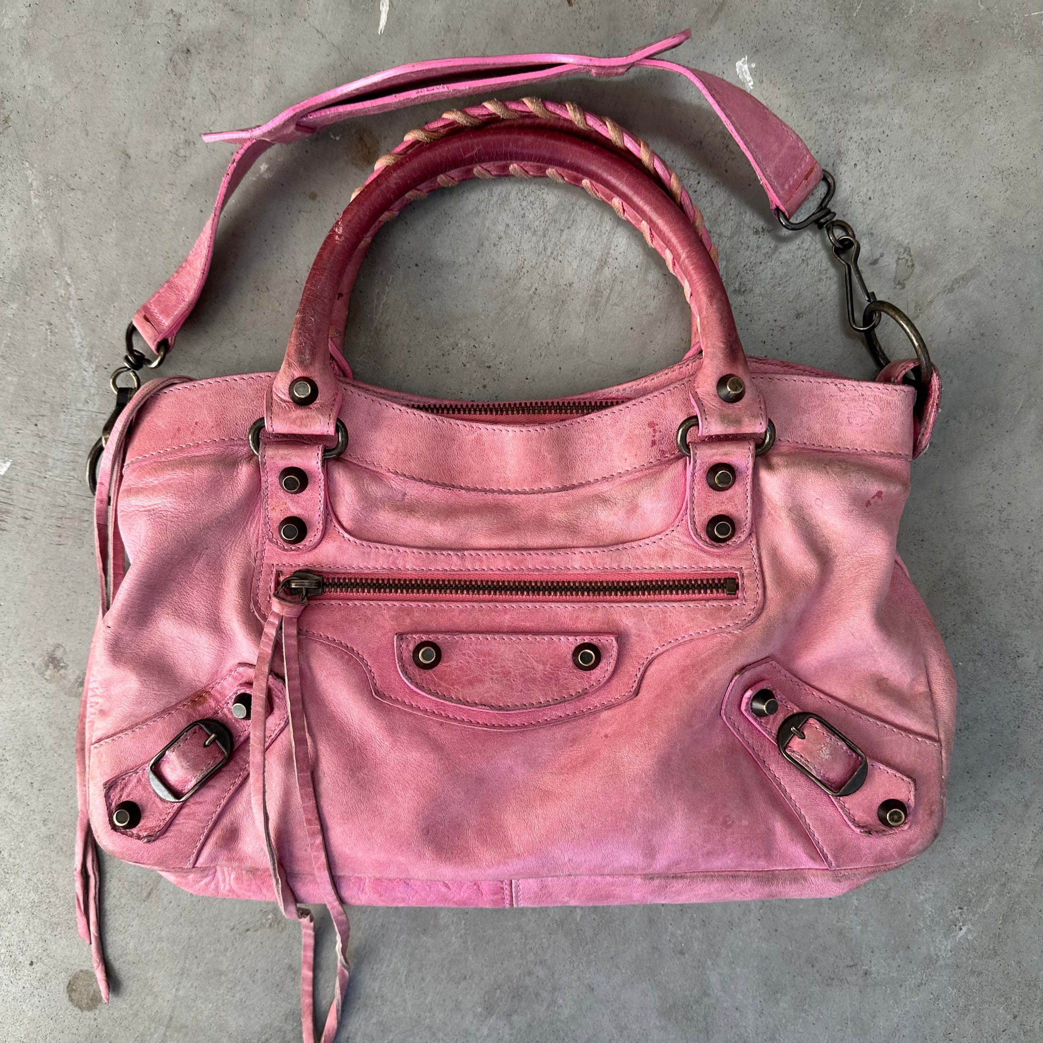Pink Balenciaga City Bag Canada Balenciaga City Bag Pink – Amber