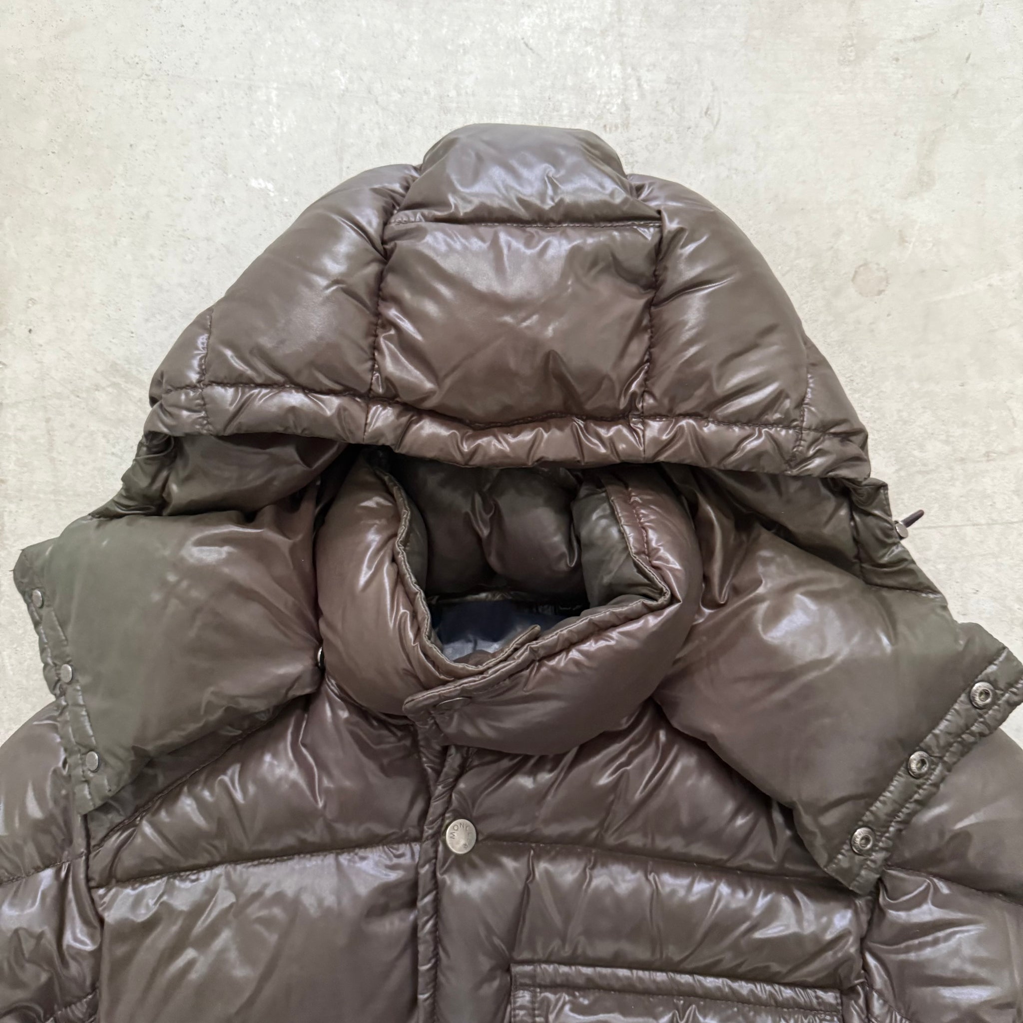 Moncler Khaki Green Classic Puffer Jacket (Size M)