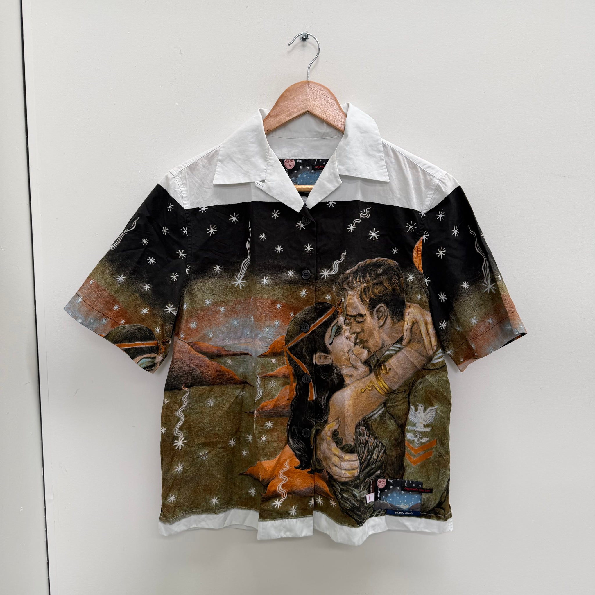 Prada AW 16 Impossible True Love Button Up Shirt (Fits XS-S)