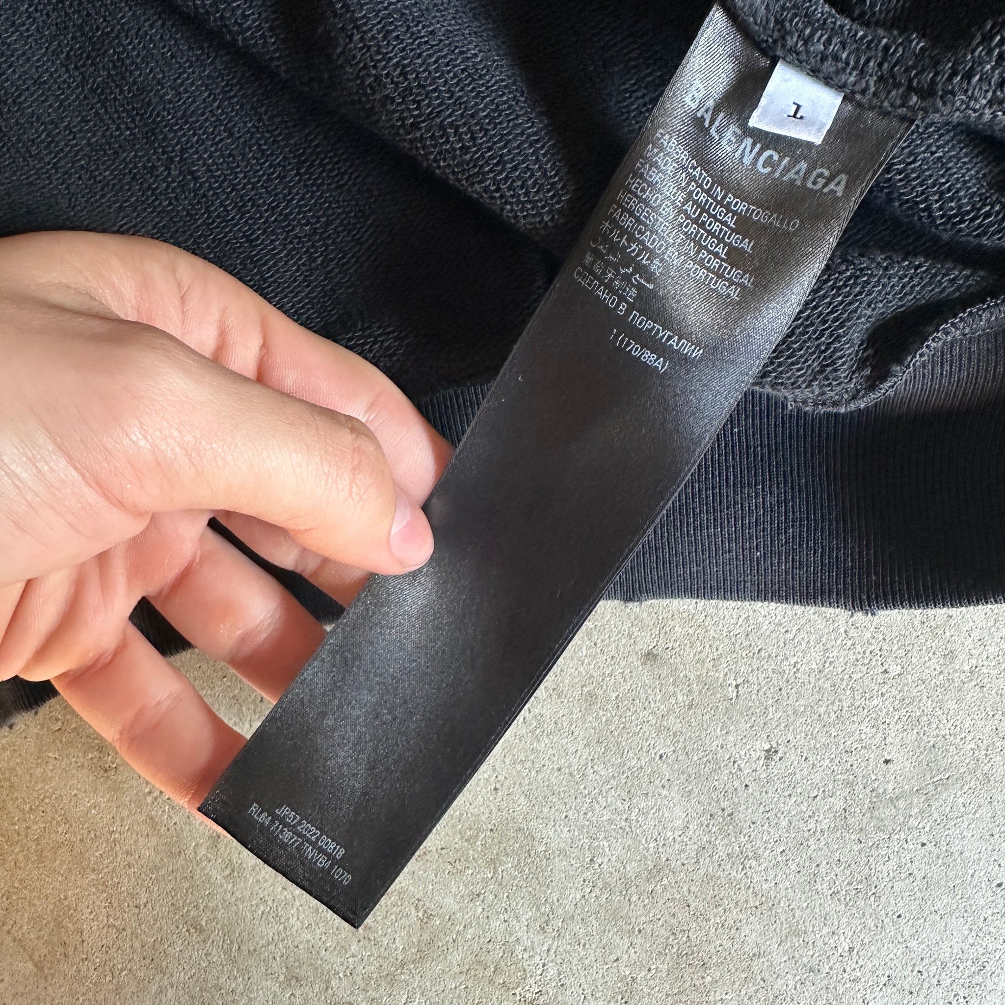 Balenciaga Be Different Apple Logo Hoodie (fits L-XL)