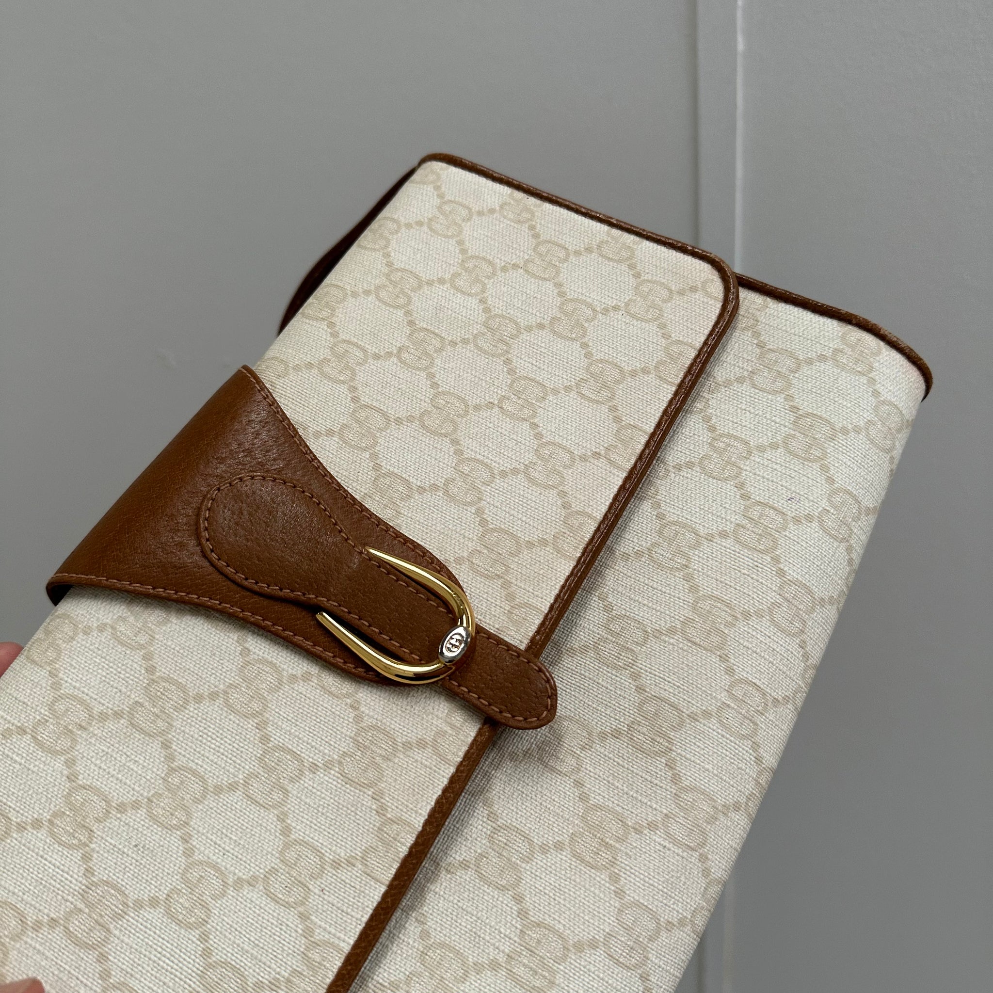 Gucci White Rectangle Crossbody Bag