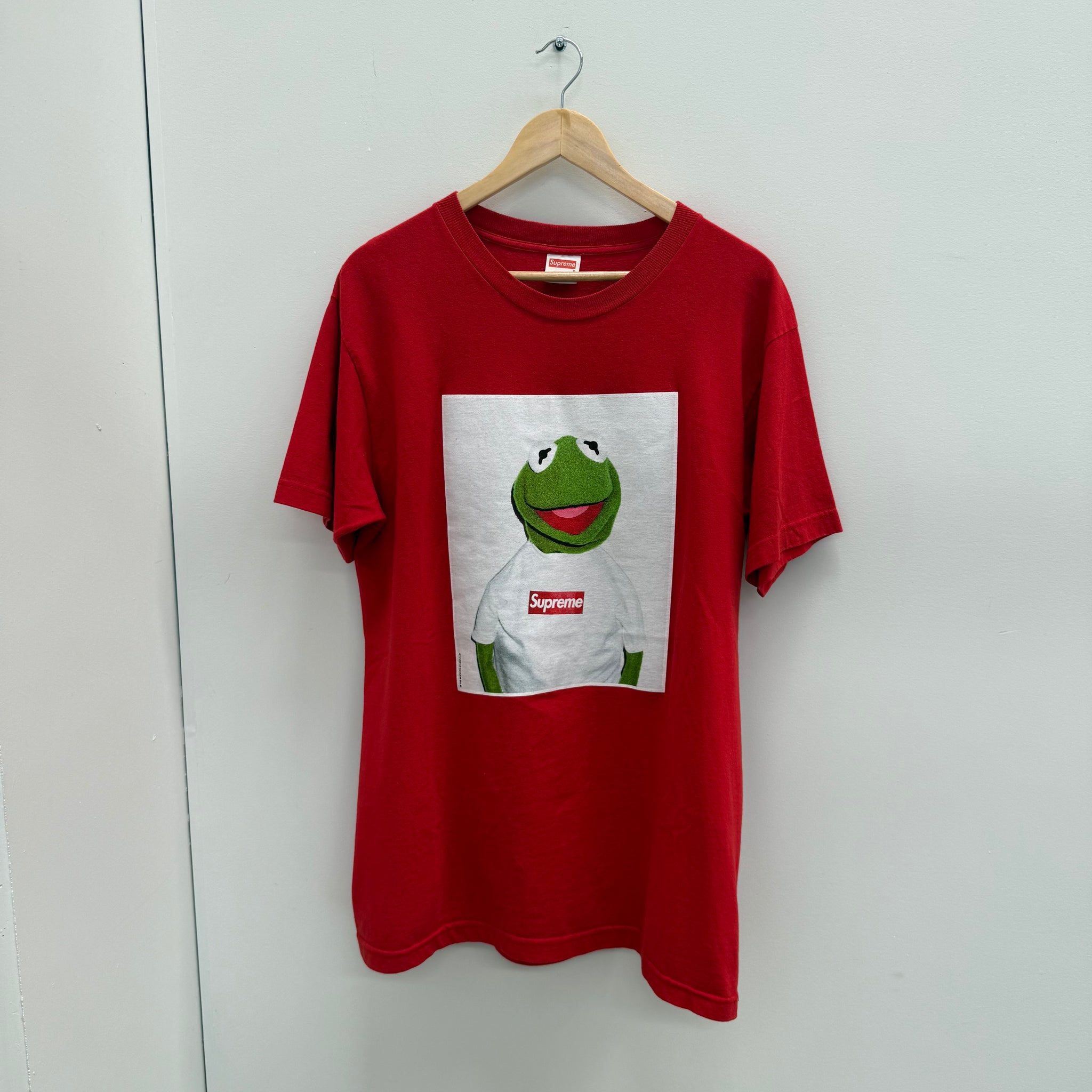 Supreme Kermit The Frog Photo Tee Red (Size L)