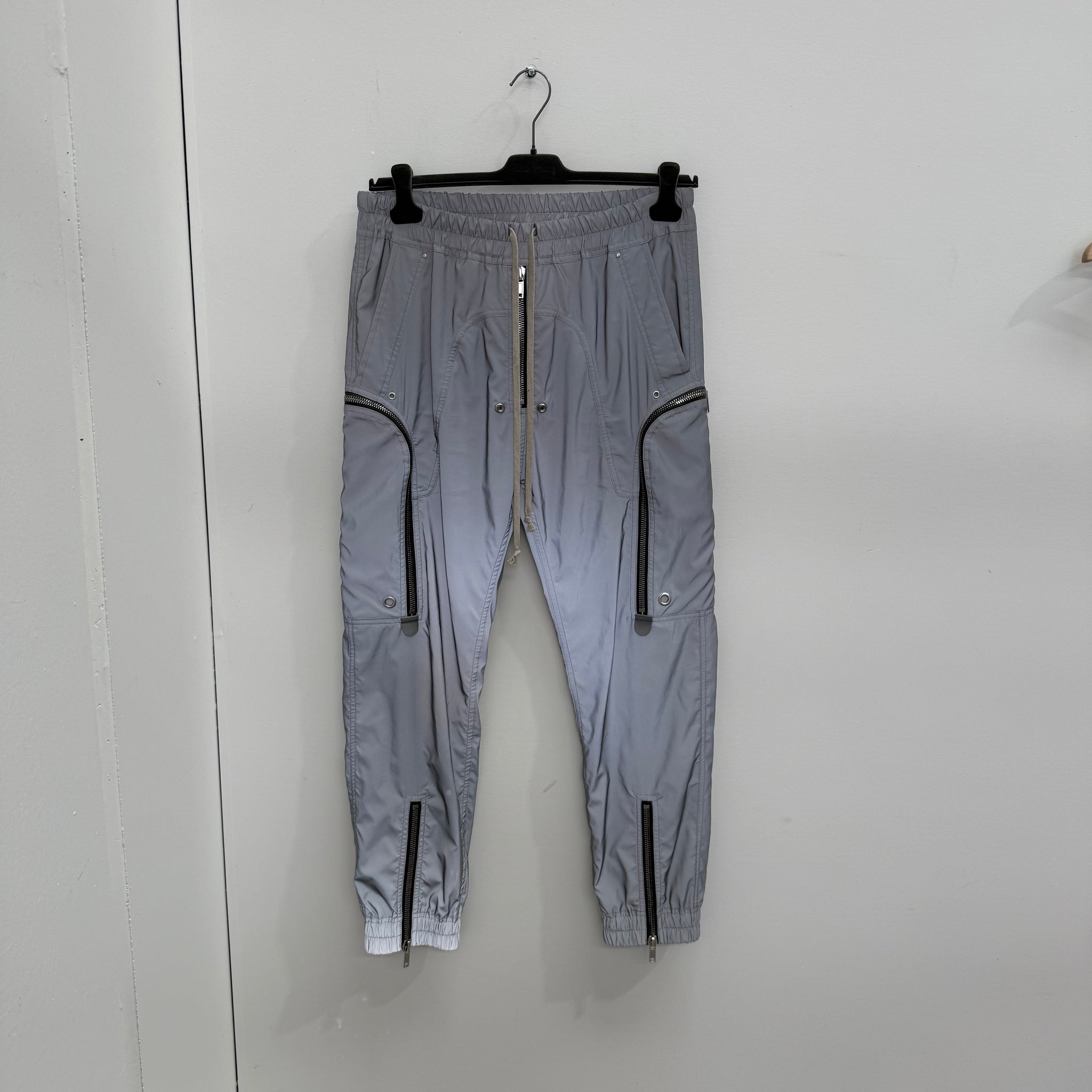 Rick Owens FW22 Reflective Bauhaus Grey Pant (Size 50)