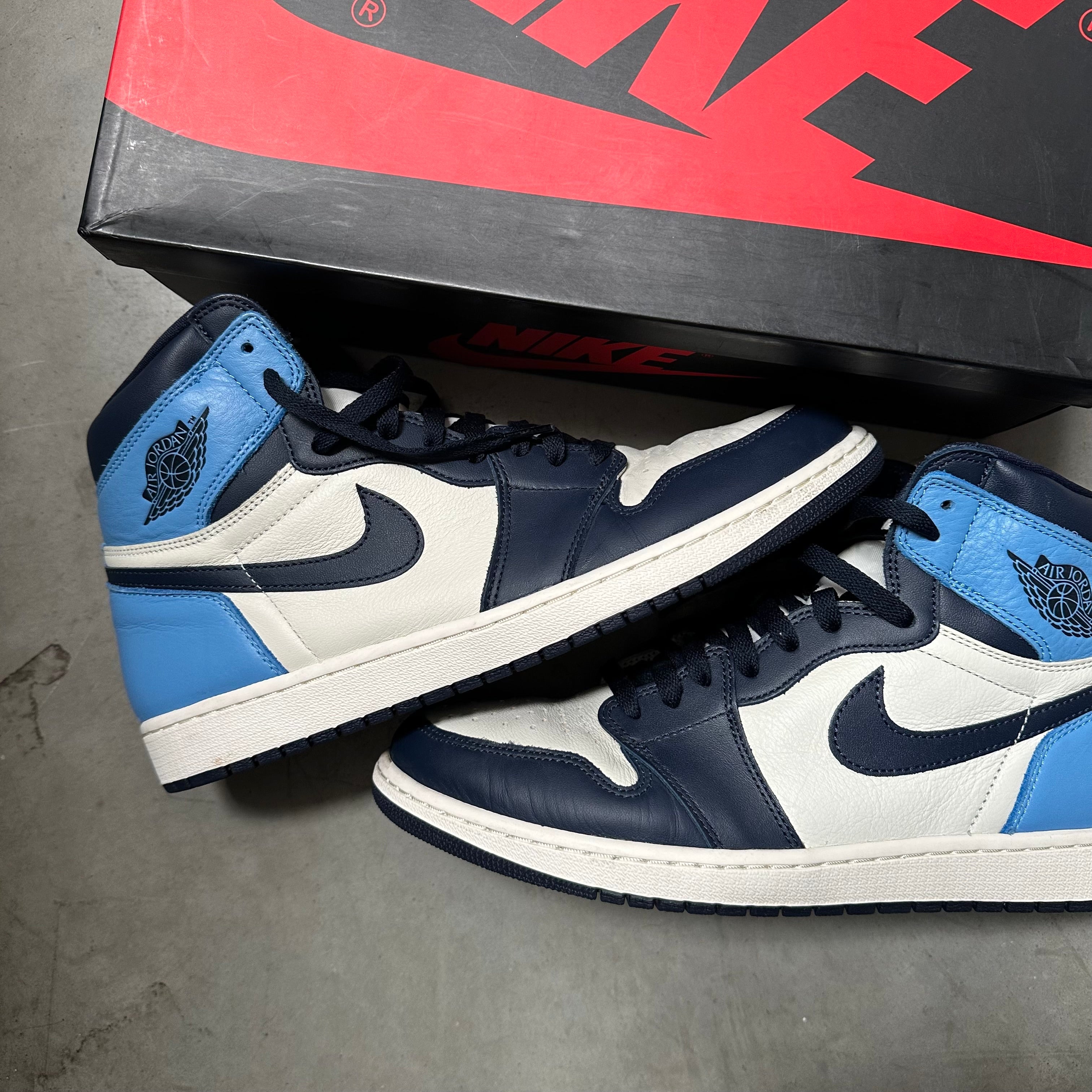 Nike Jordan 1 Retro Obsidian US13 â Curated by Charbel