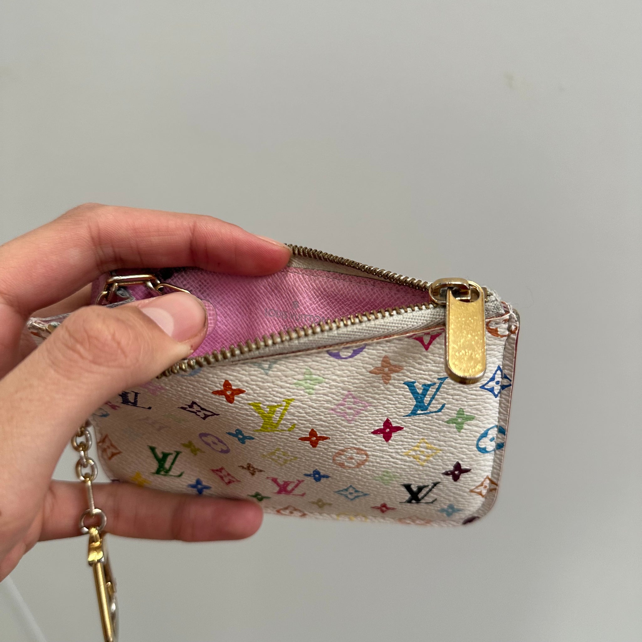 Louis Vuitton Murakami Pochette Cles Coin Purse