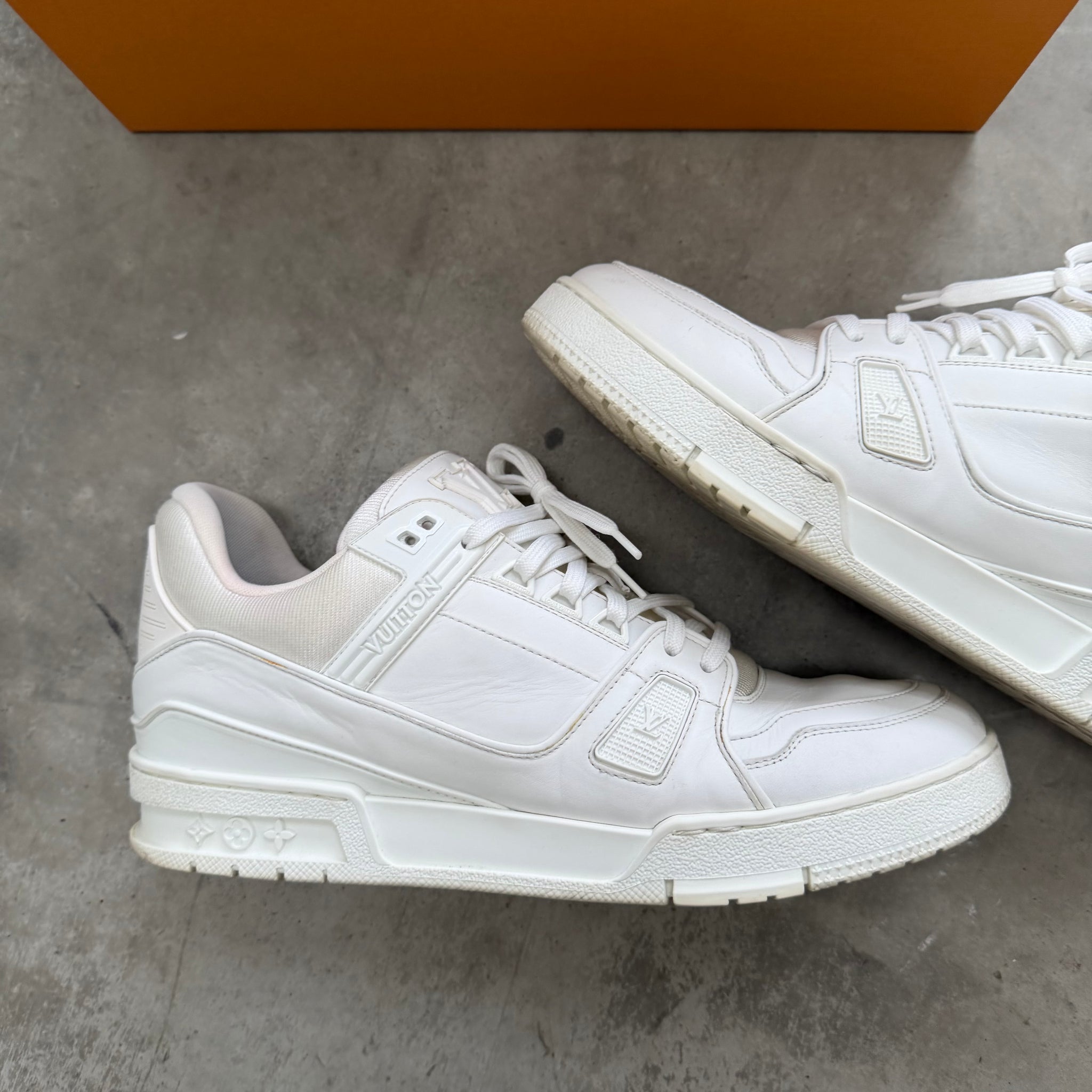 Louis Vuitton LV Trainer Sneakers White (fits US11-11.5)