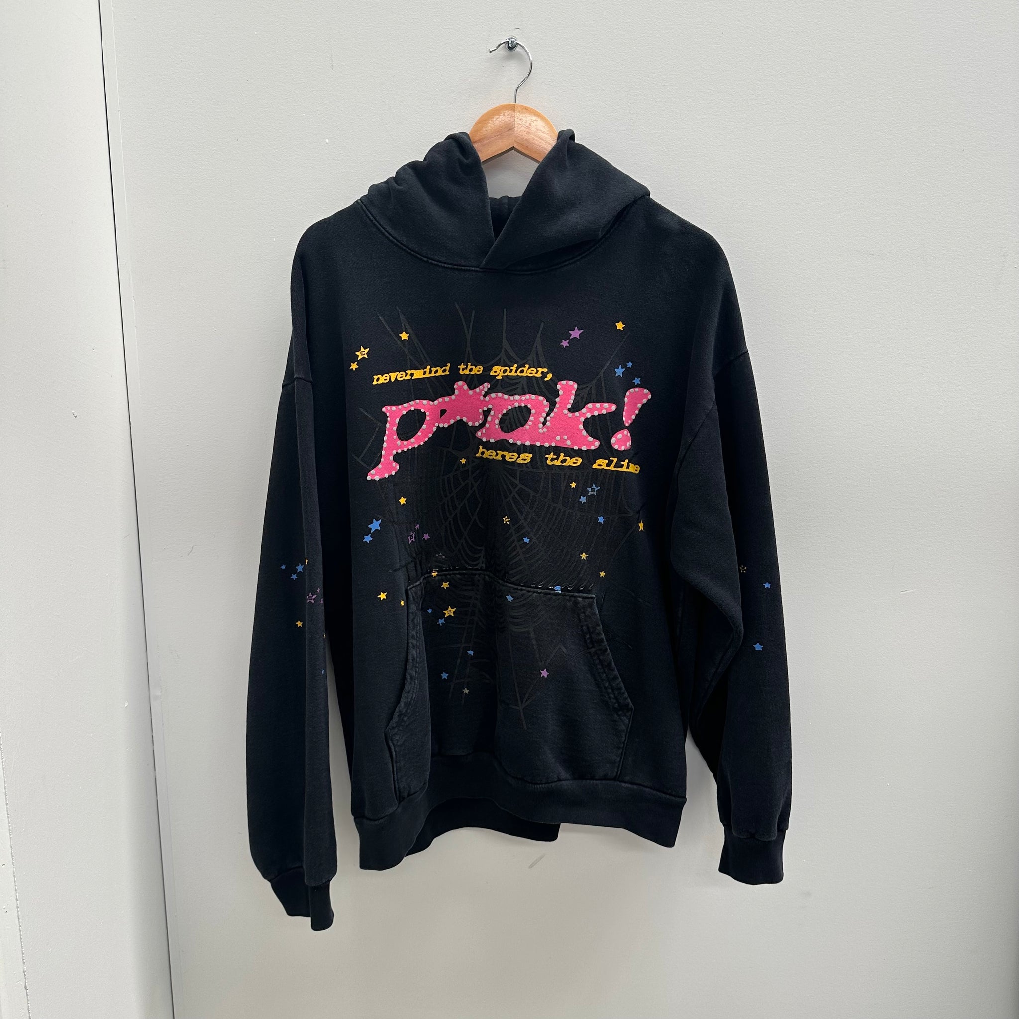 Sp5der P*NK Black 2 Piece Set (Size XL)