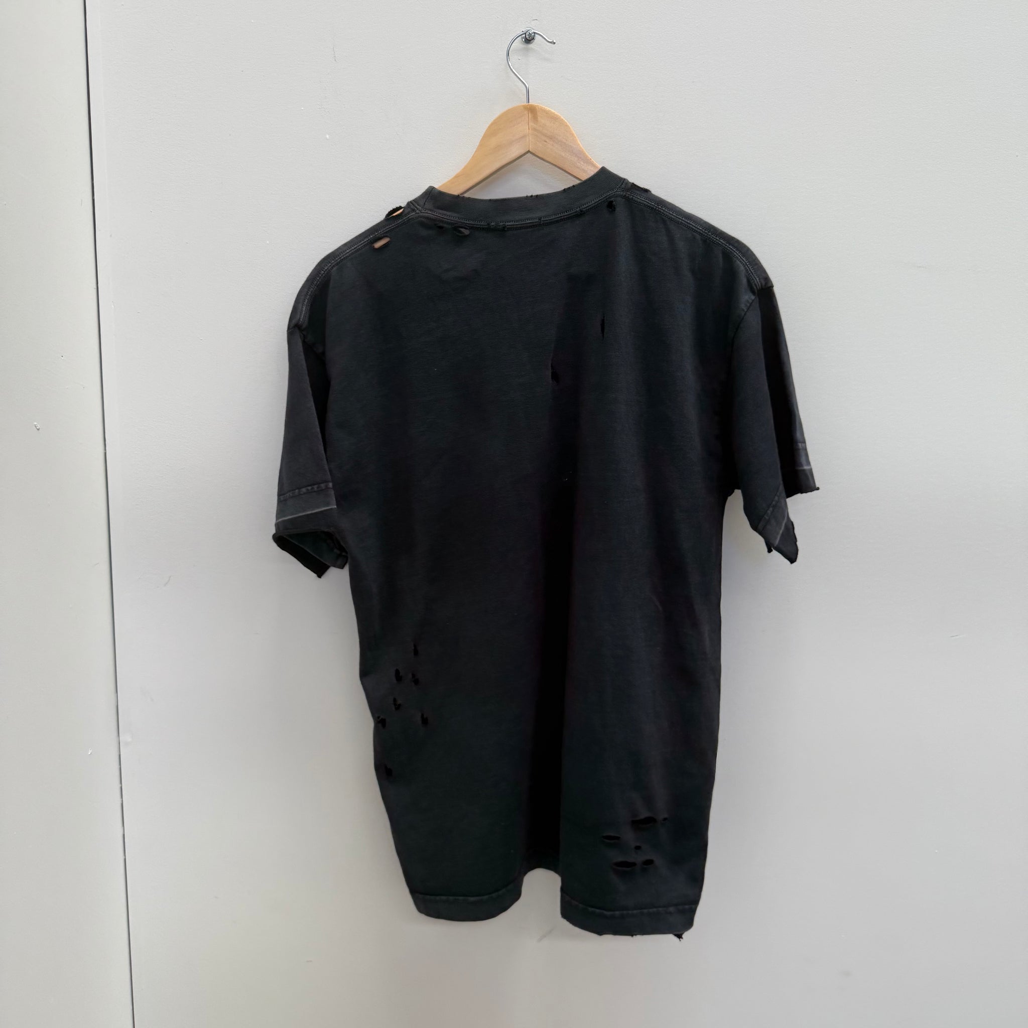 Balenciaga Distressed Maison Logo T-shirt (fits M-L)