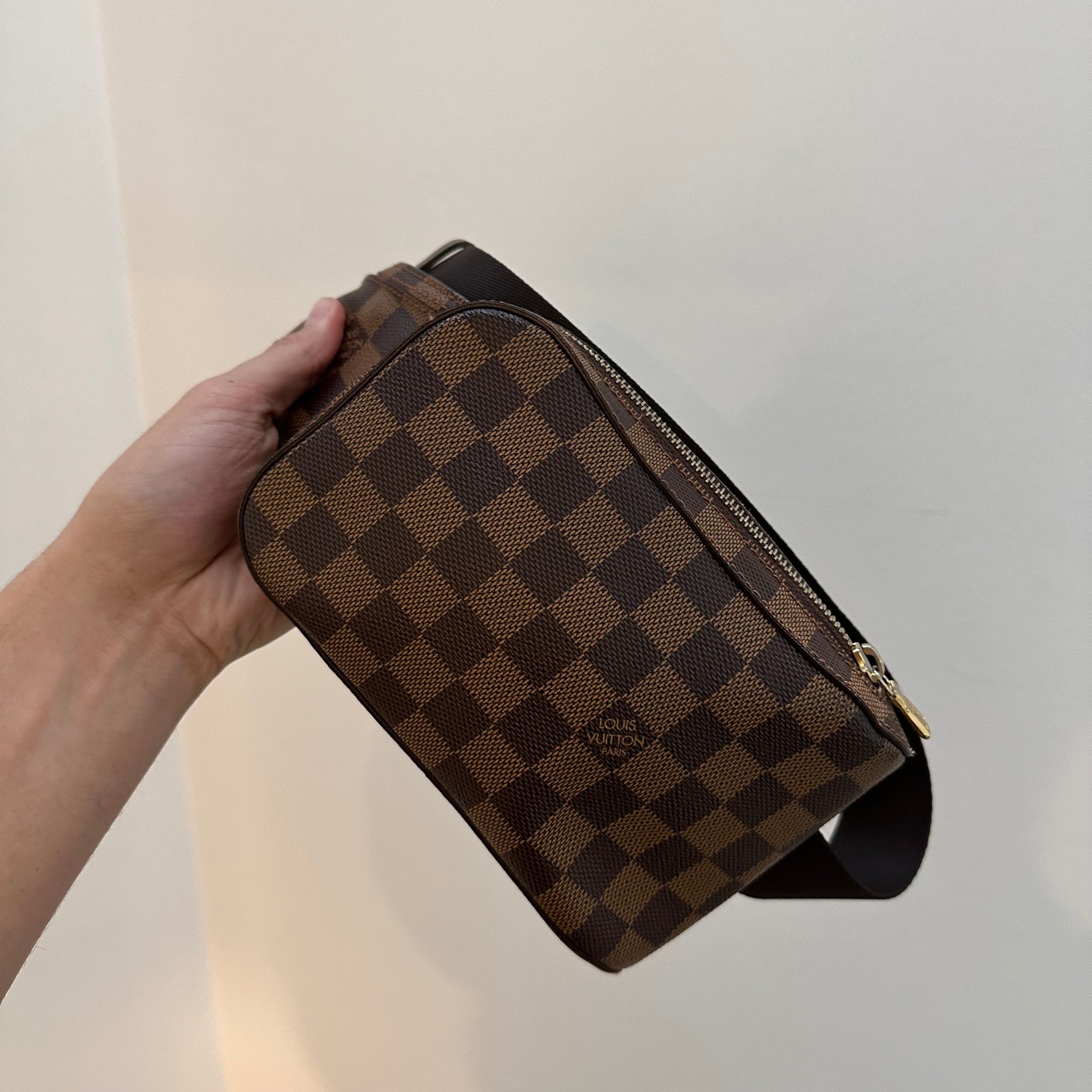 Louis Vuitton Geronimos Brown Damier Shoulder / Belt Bag