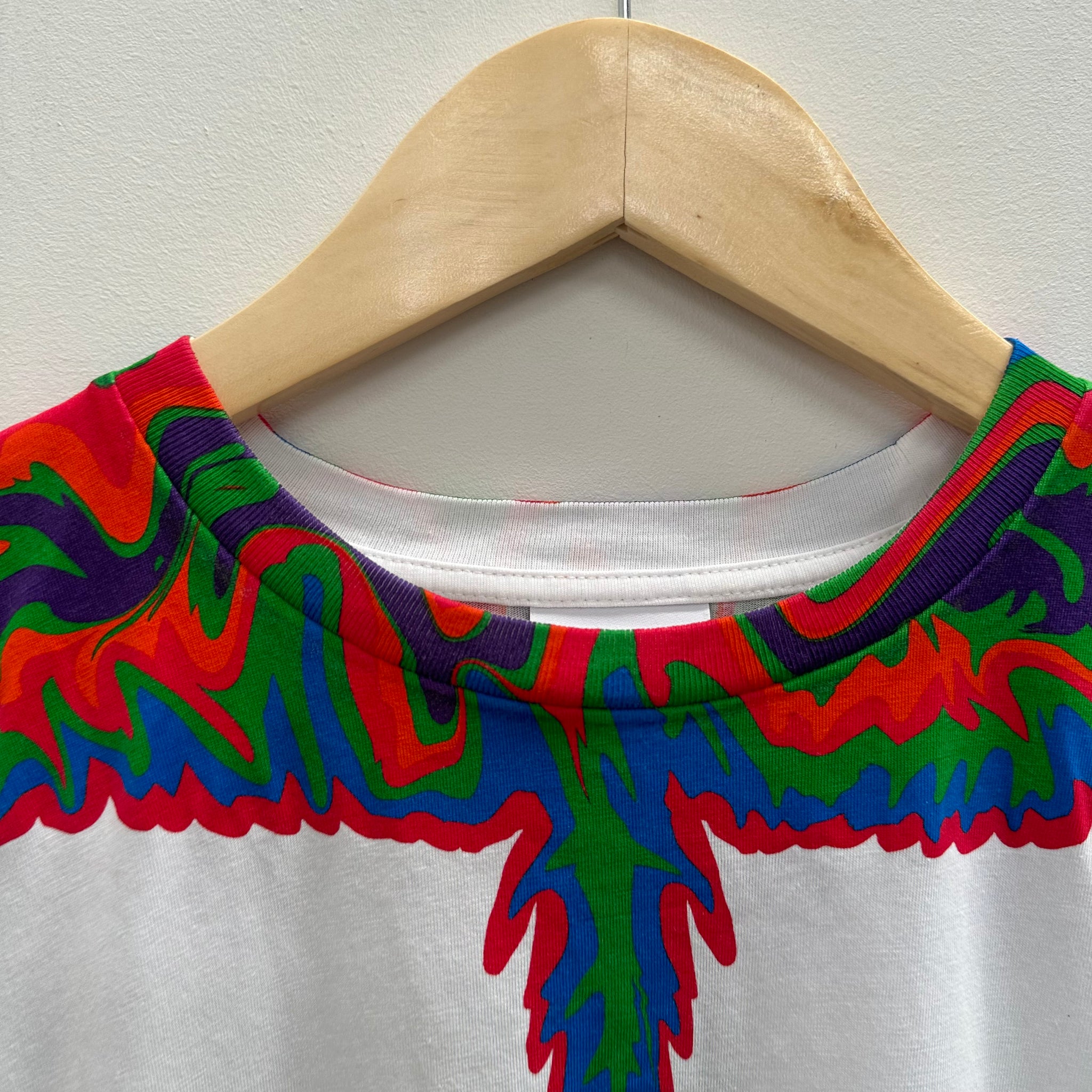 Marcelo Burlon Curved Wings Logo Tshirt (fits XXS-XS)