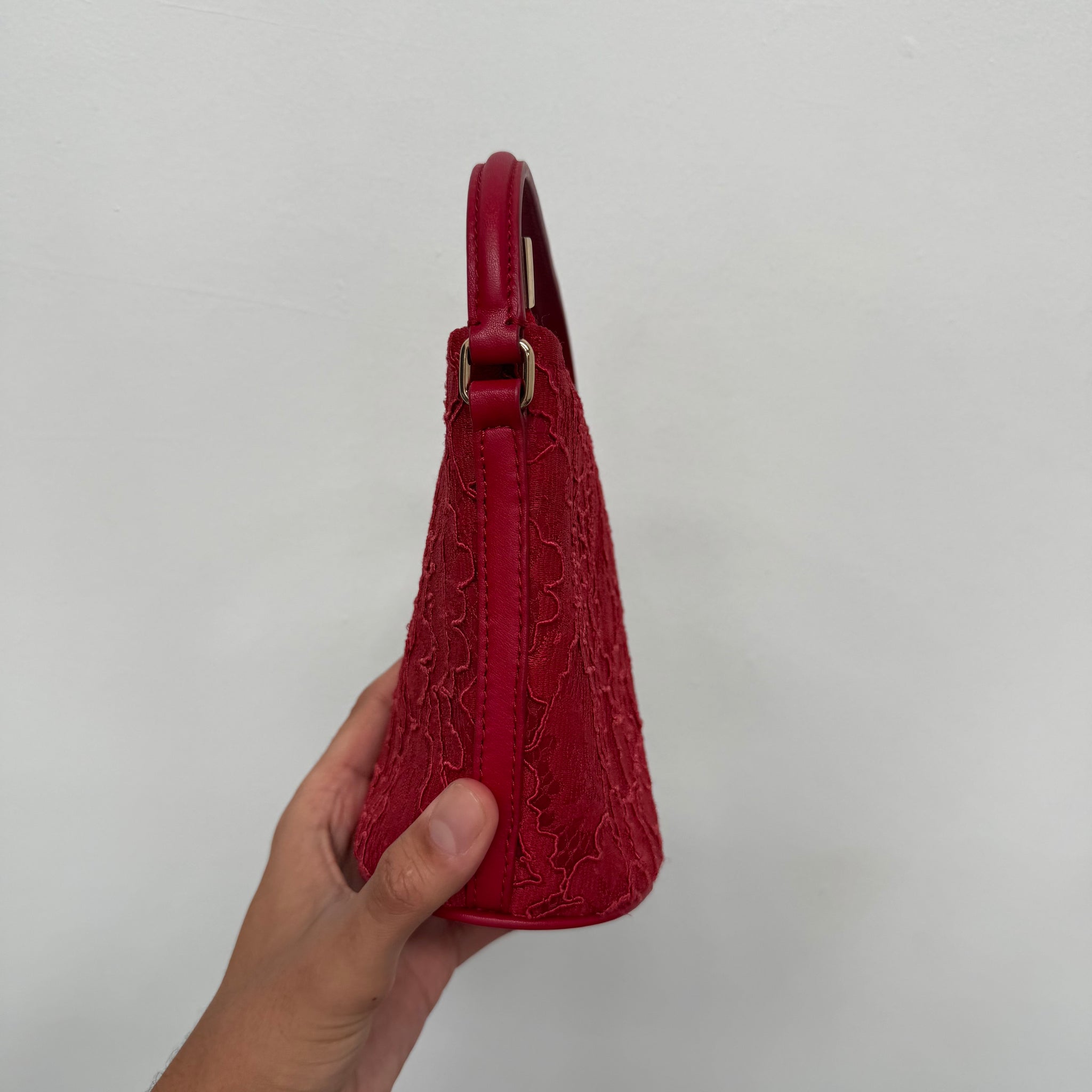 Dolce & Gabbana Flower Embroidery Hand Bag
