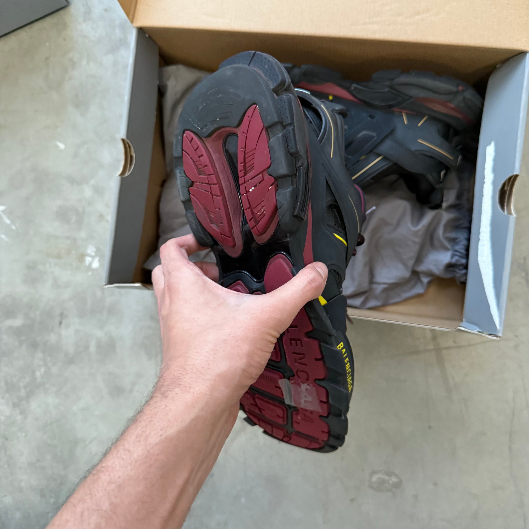 Balenciaga Track Runner Black/Red (Size US11/44)
