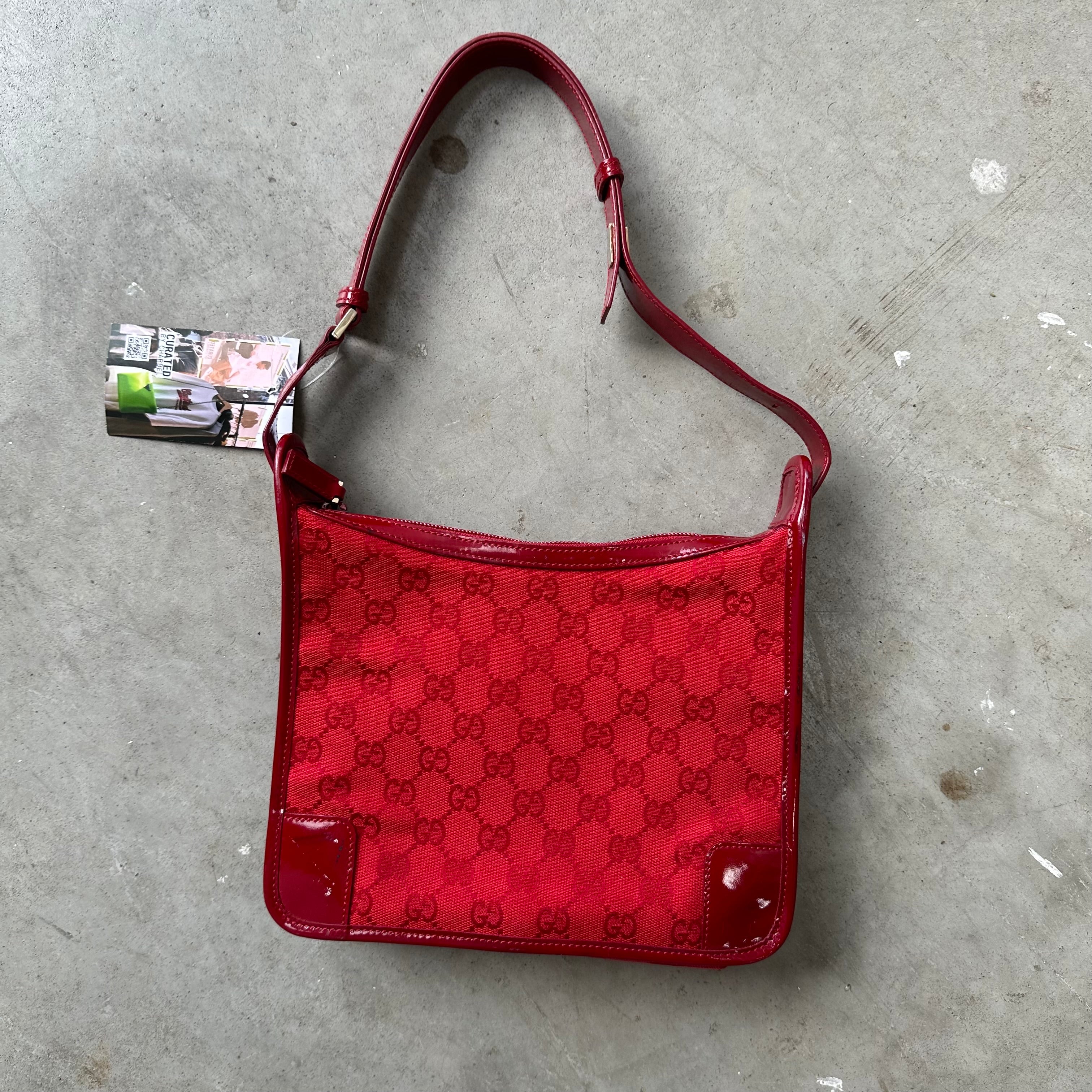 Gucci Square Shoulder Bag Red